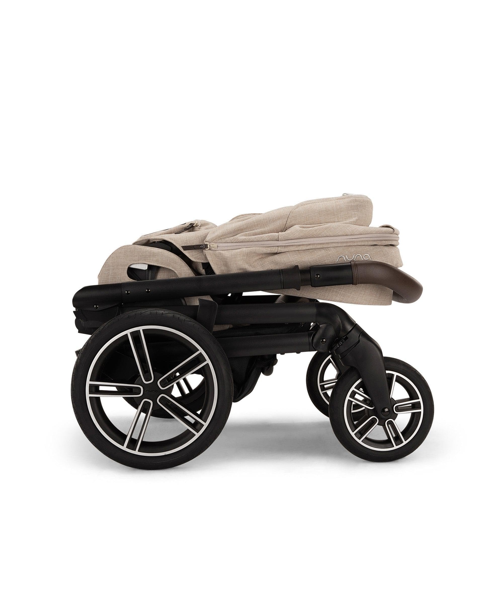 Nuna MIXX Next Pushchair Bundle with ARRA Flex Car Seat & BASE Curv Base - Biscotti - Image 10