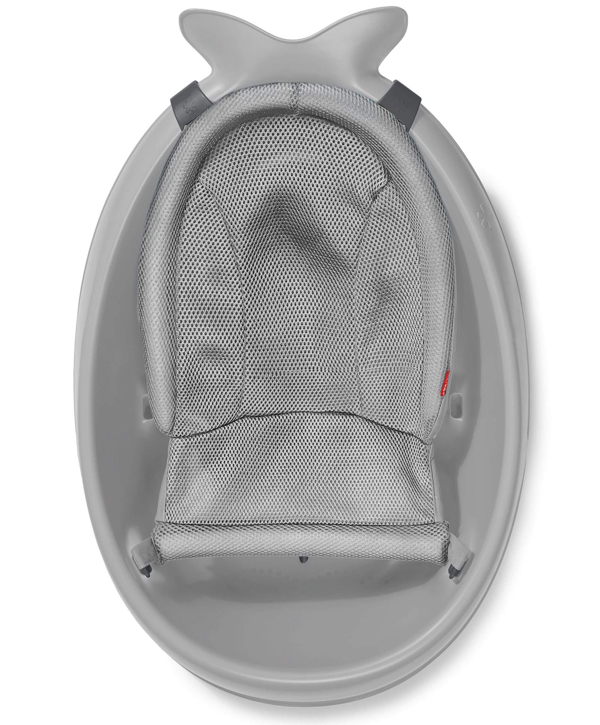 Moby 3 Stage Baby Bath - Grey - Image 6