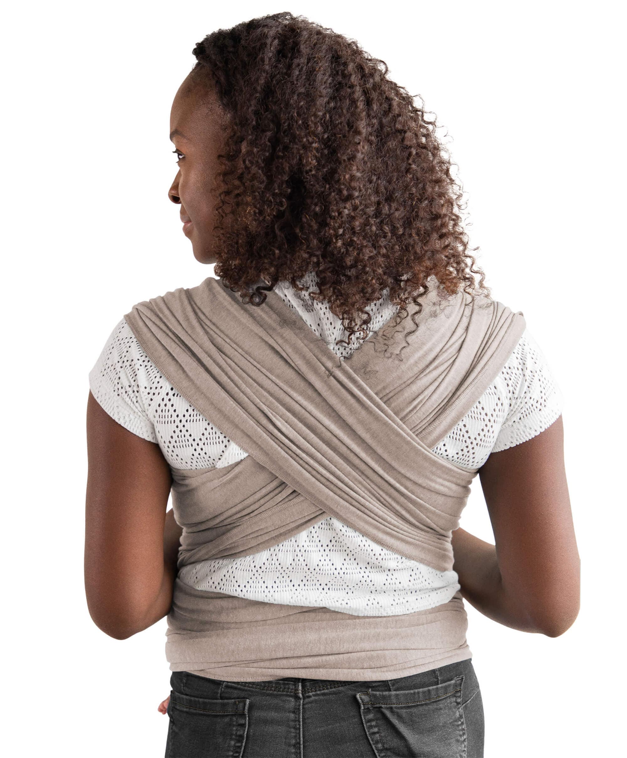 Moby Elements Wrap Baby Carrier - Taupe - Image 6
