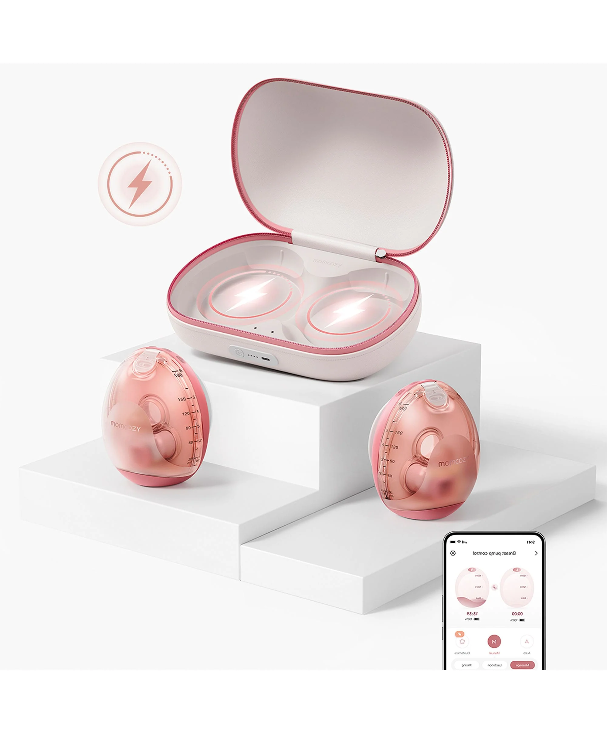 Momcozy Air 1 Ultra-slim Double Breast Pump - Image 10