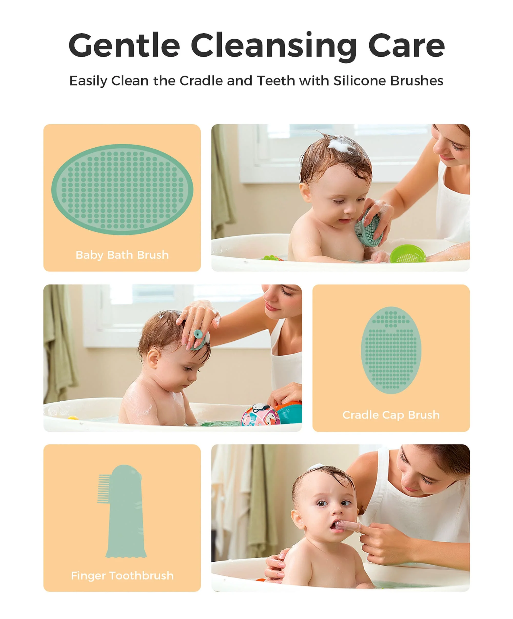 Momcozy Core Baby Kit - White/Green - Image 3