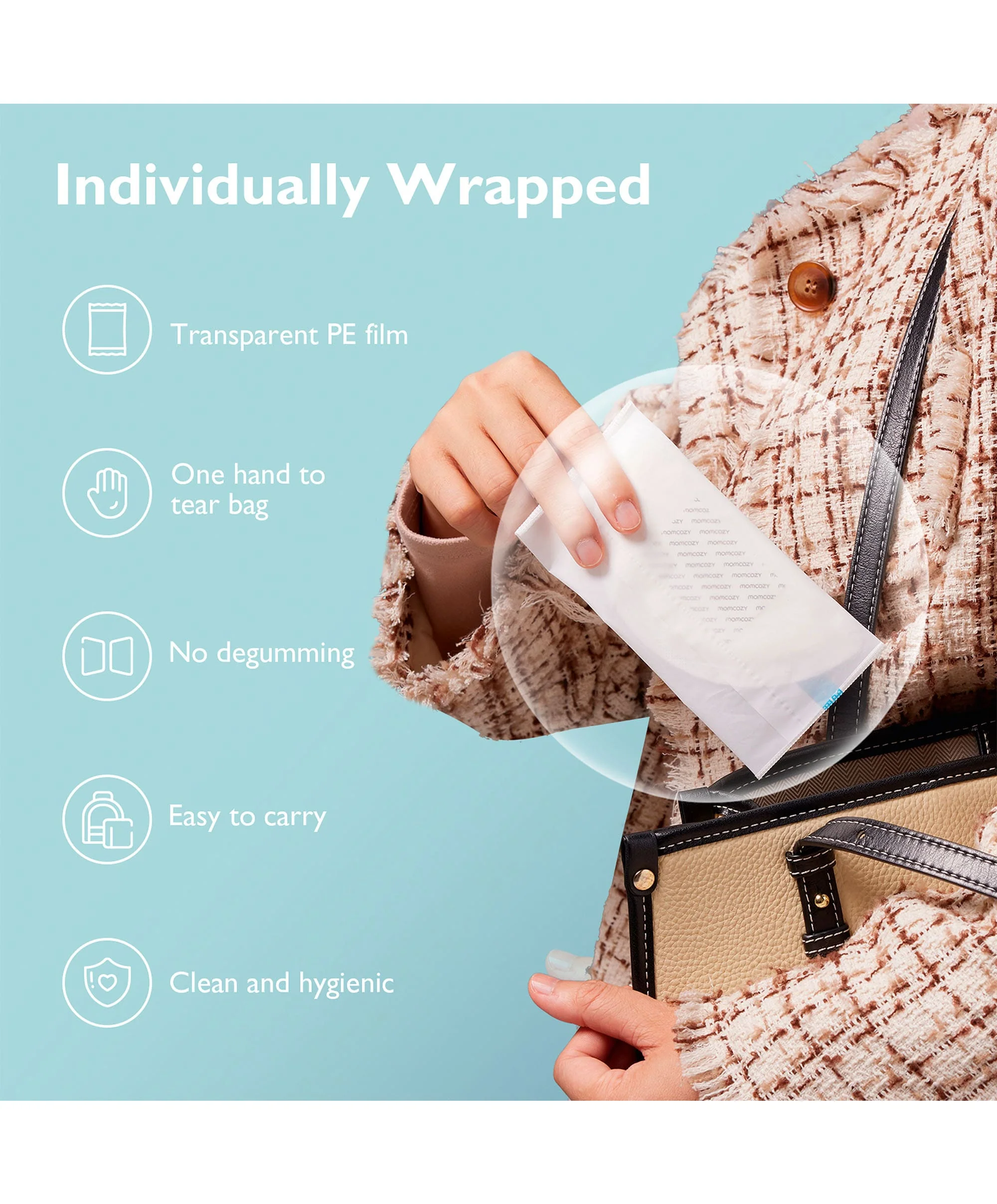 Momcozy Ultra-Thin Disposable Nursing Pads - Image 2