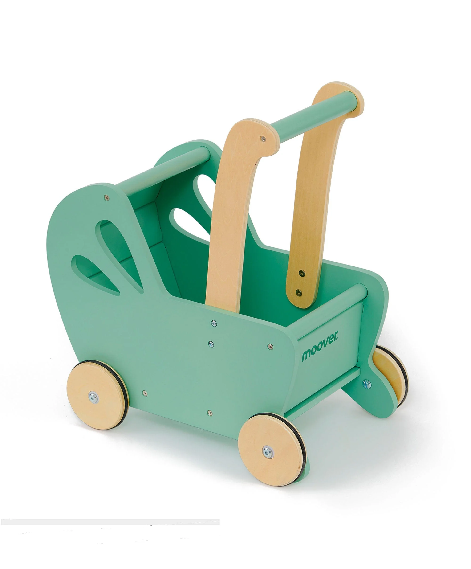 Moover Essential Flatpacked Pram - Green - Image 3