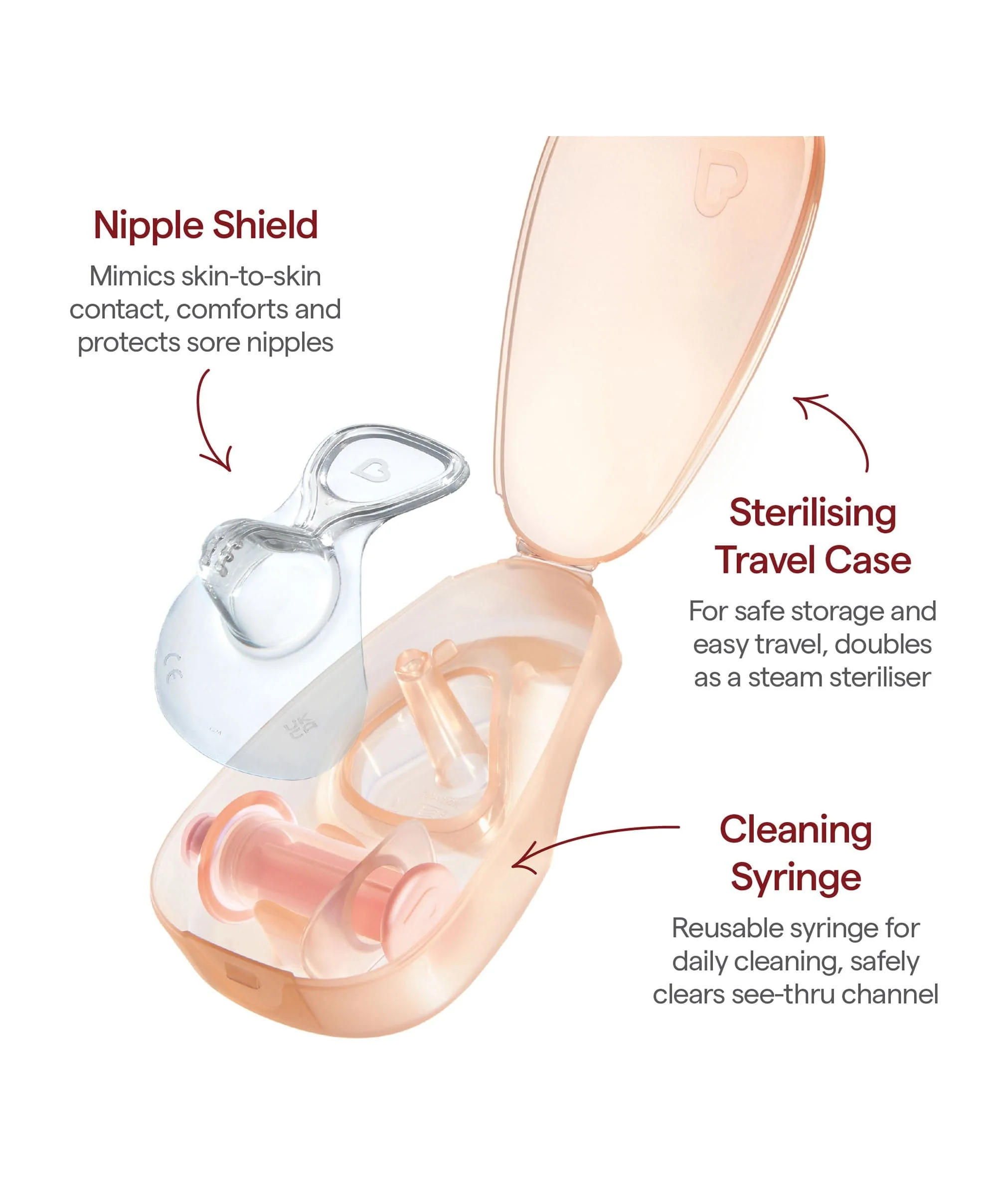 Munchkin Flow 20mm Nipple Shield+ - Image 3
