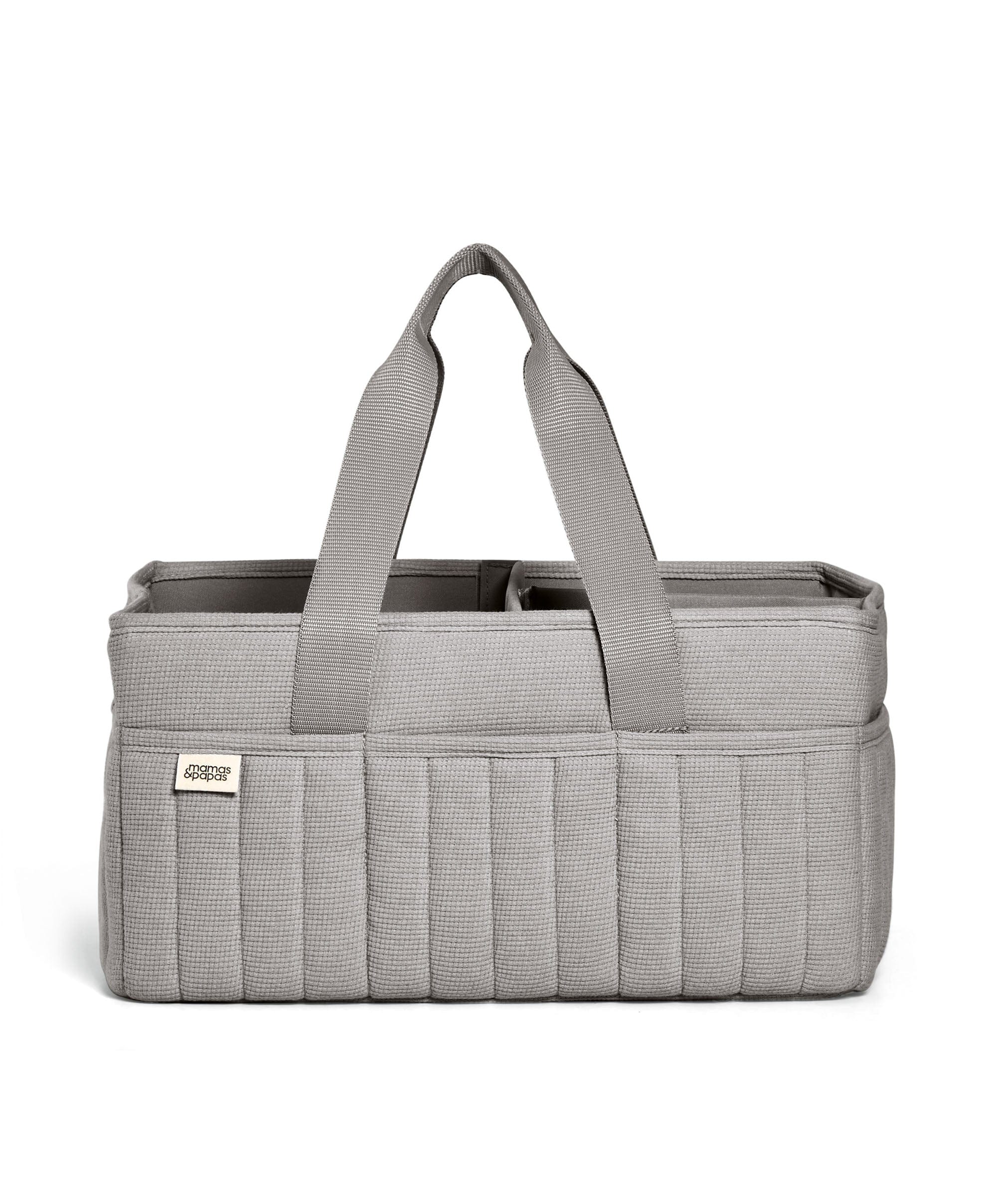 Nappy Caddy - Soft Grey Waffle - Image 6