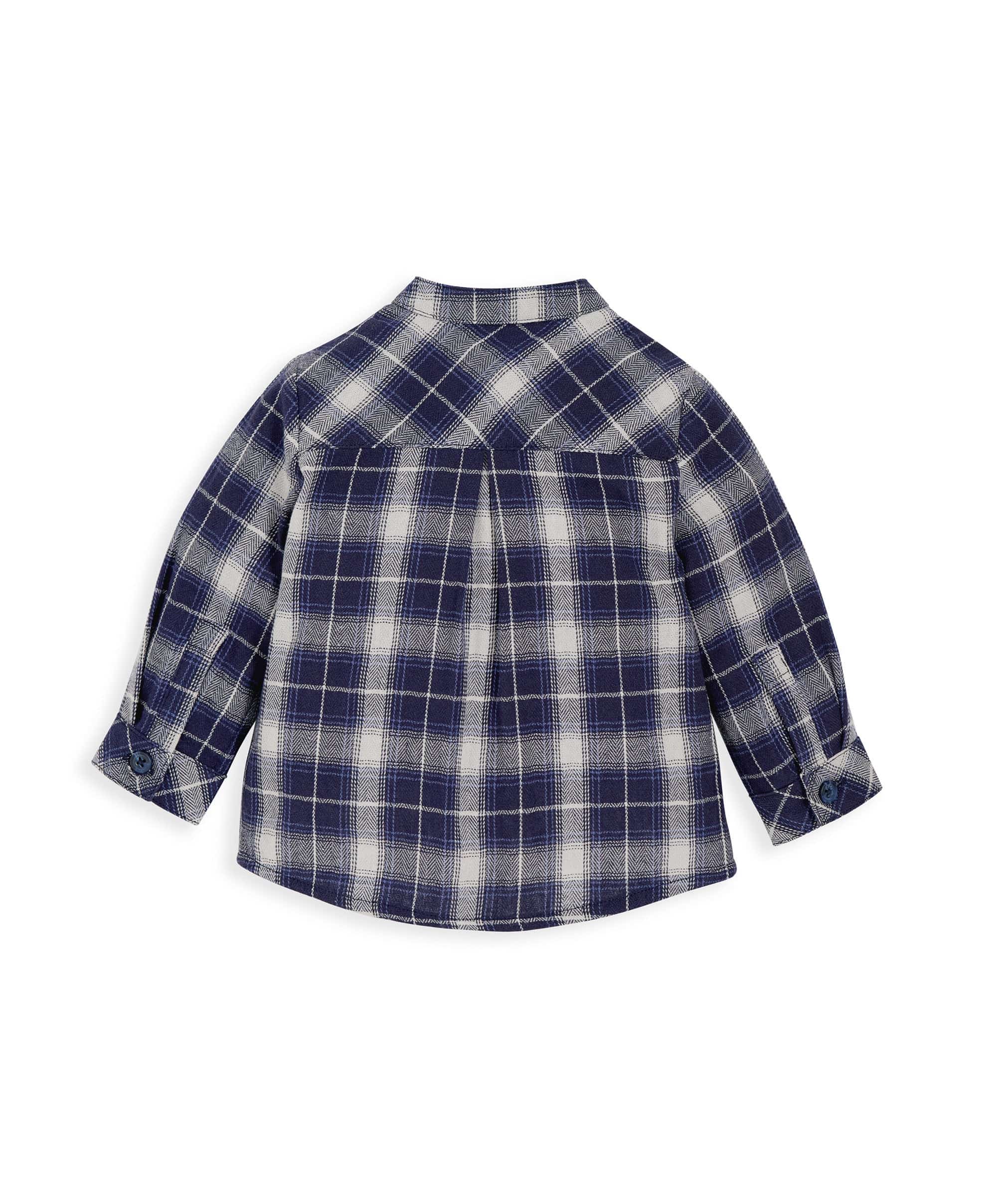 Navy Check Shirt - Image 6