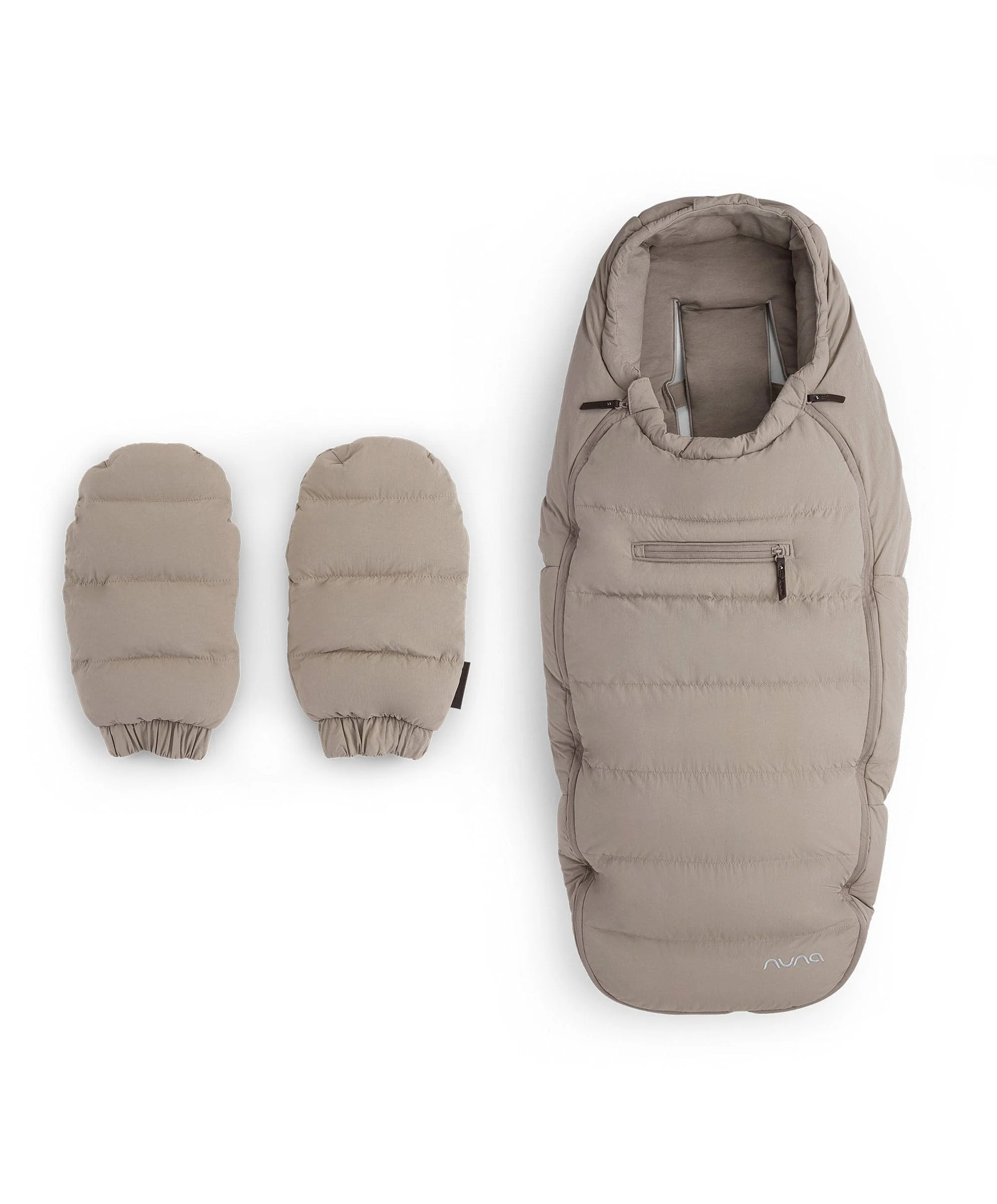 Nuna Winter Strolller Footmuff Set with Gloves & Bag - Chateau