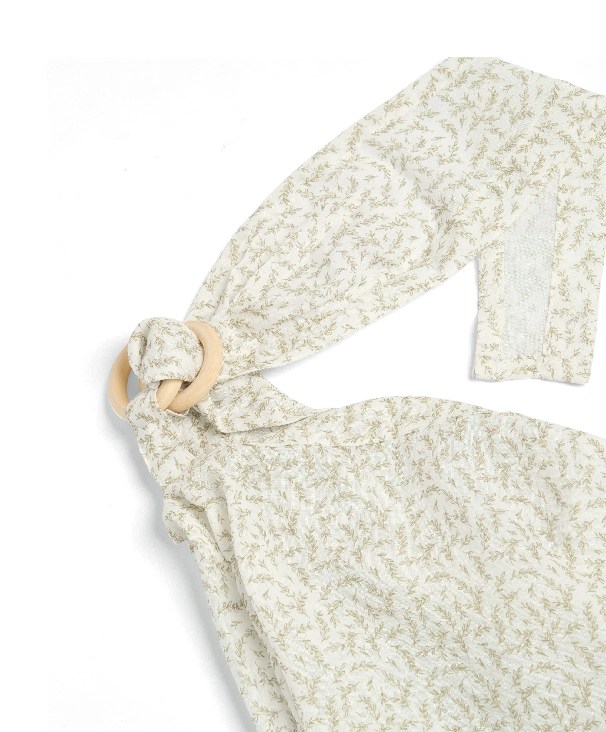Nursing Cover - Muslin Leaf Print - Image 3