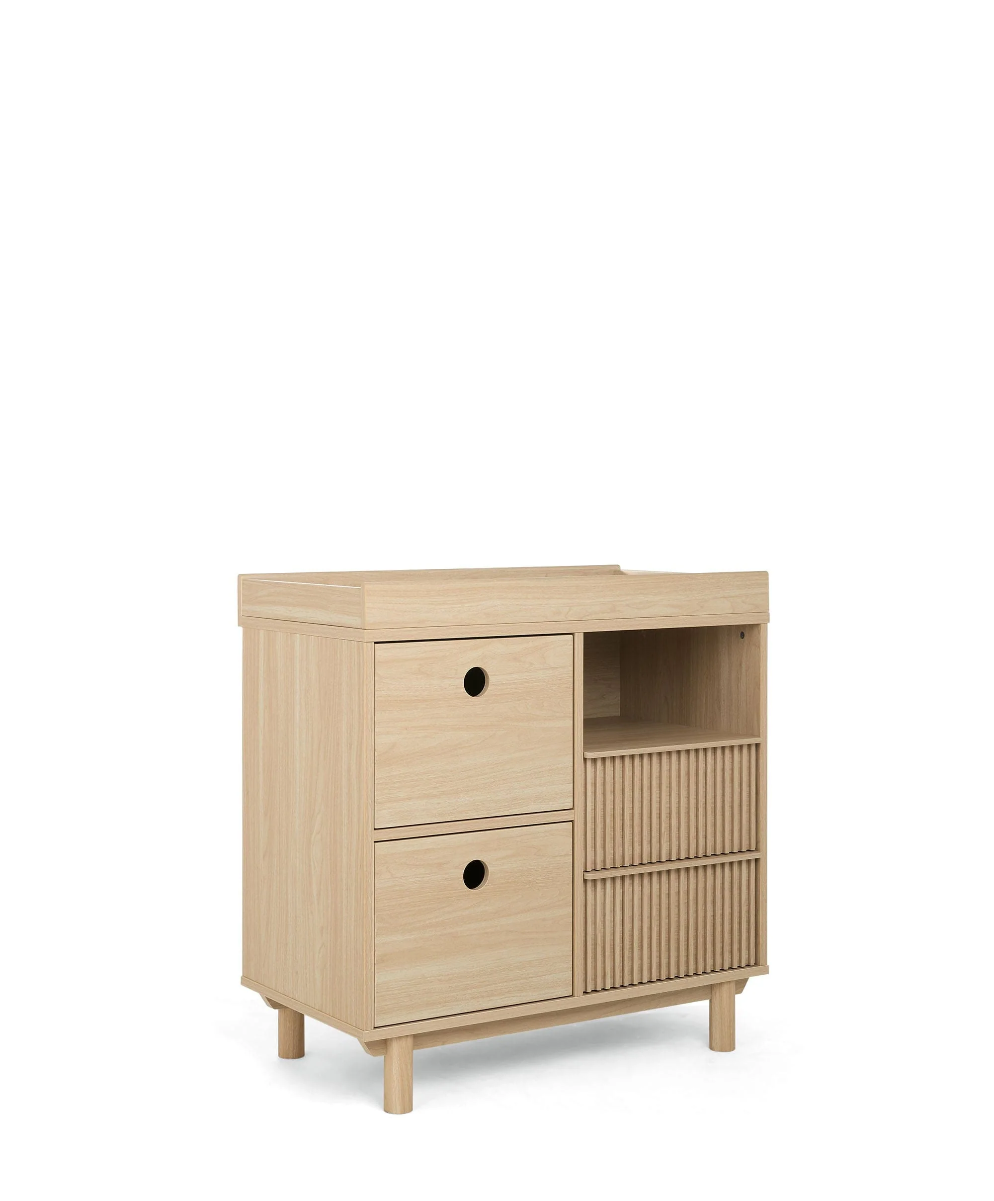 Oska 2 Piece Cotbed Set with Dresser Changer - Oak - Image 15