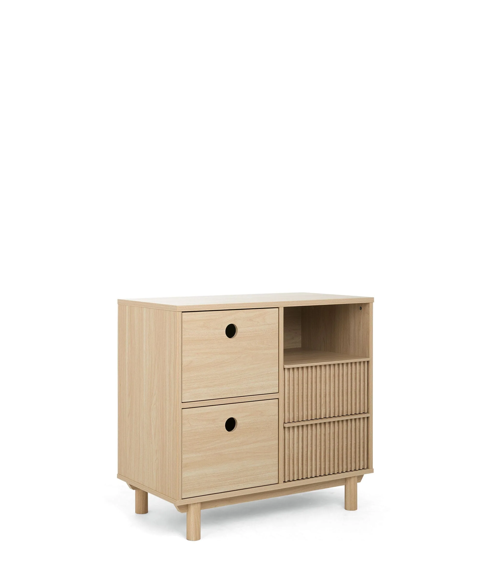 Oska 2 Piece Cotbed Set with Dresser Changer - Oak - Image 16