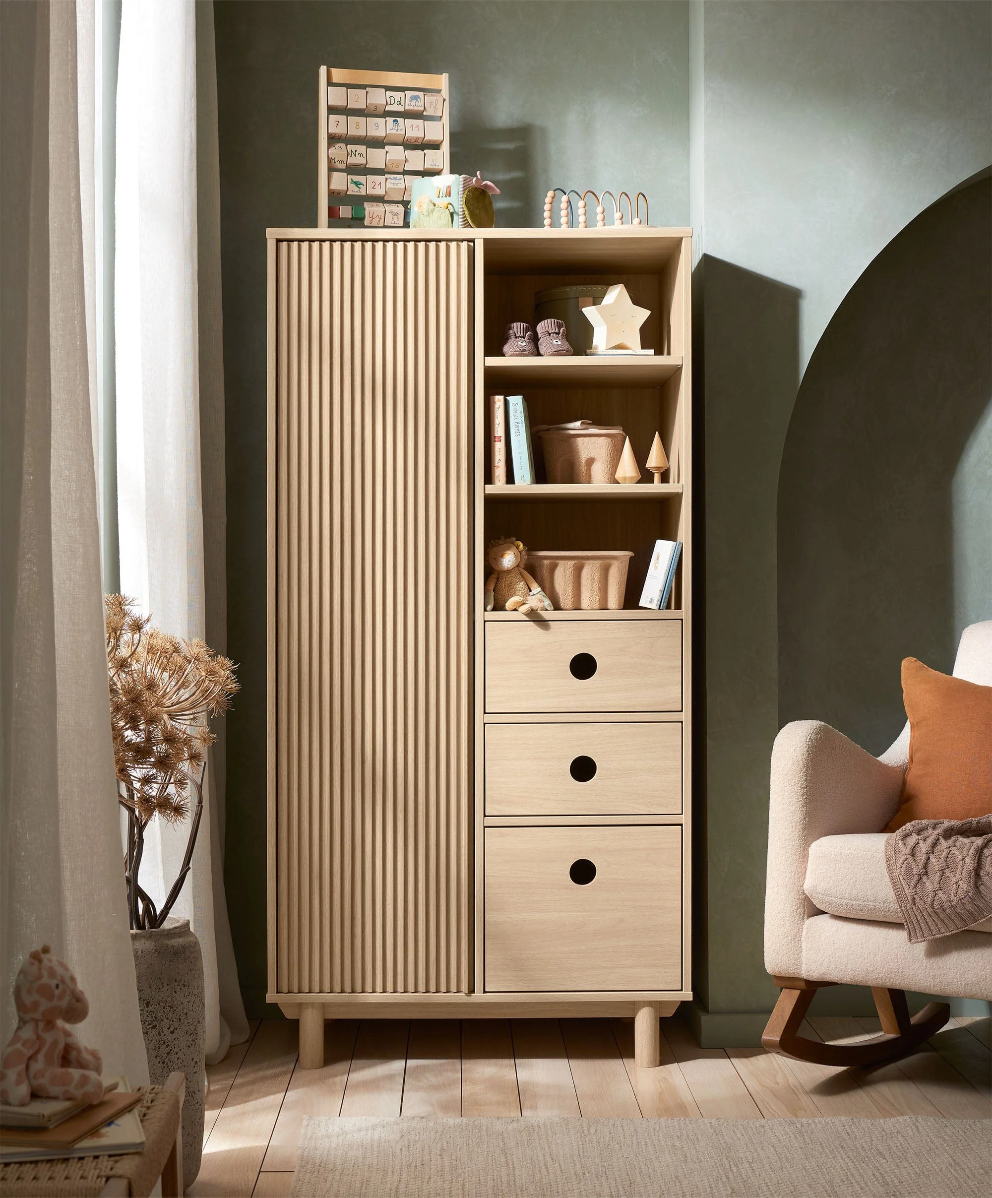 Oska Wardrobe - Oak