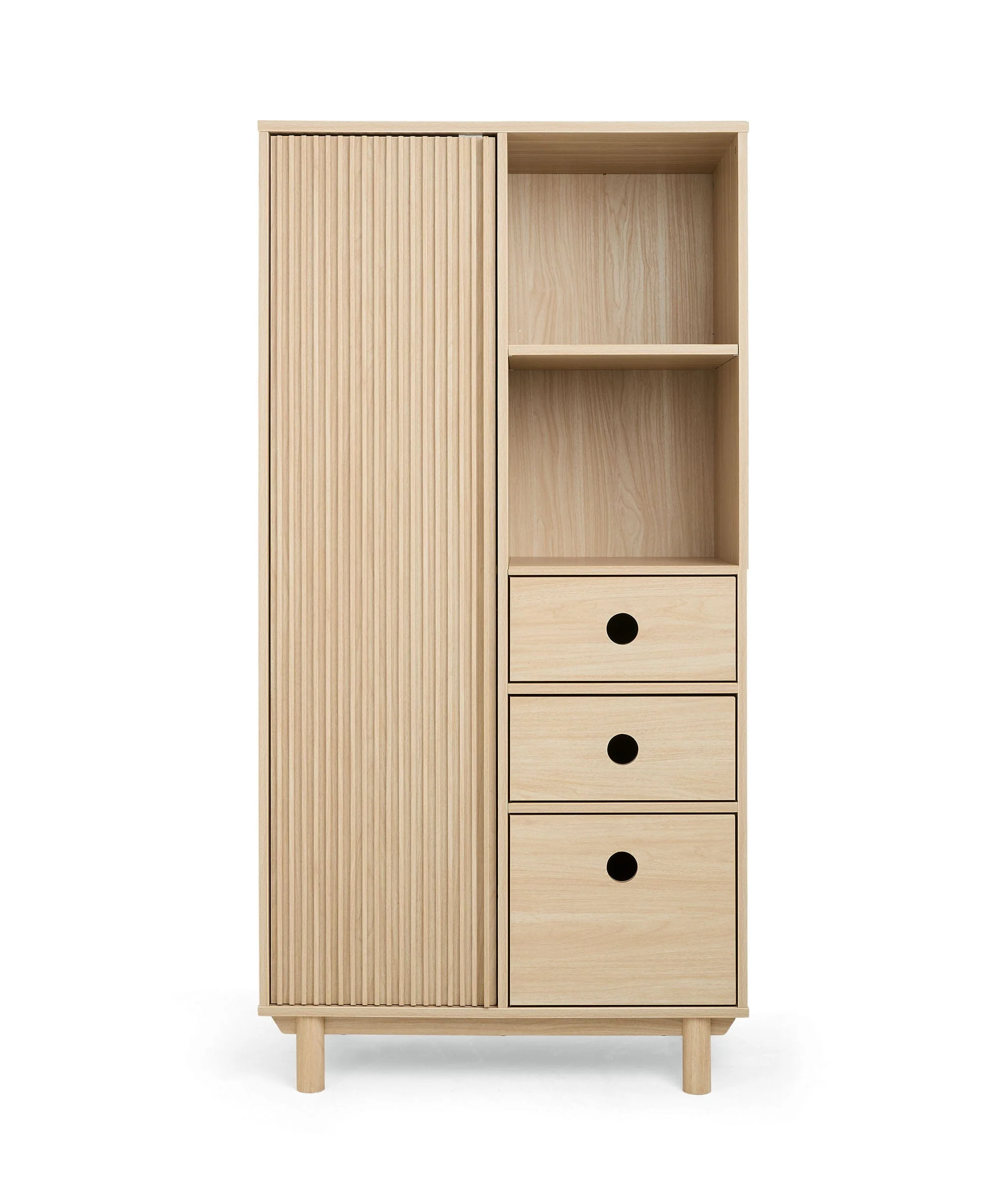 Oska Wardrobe - Oak - Image 7