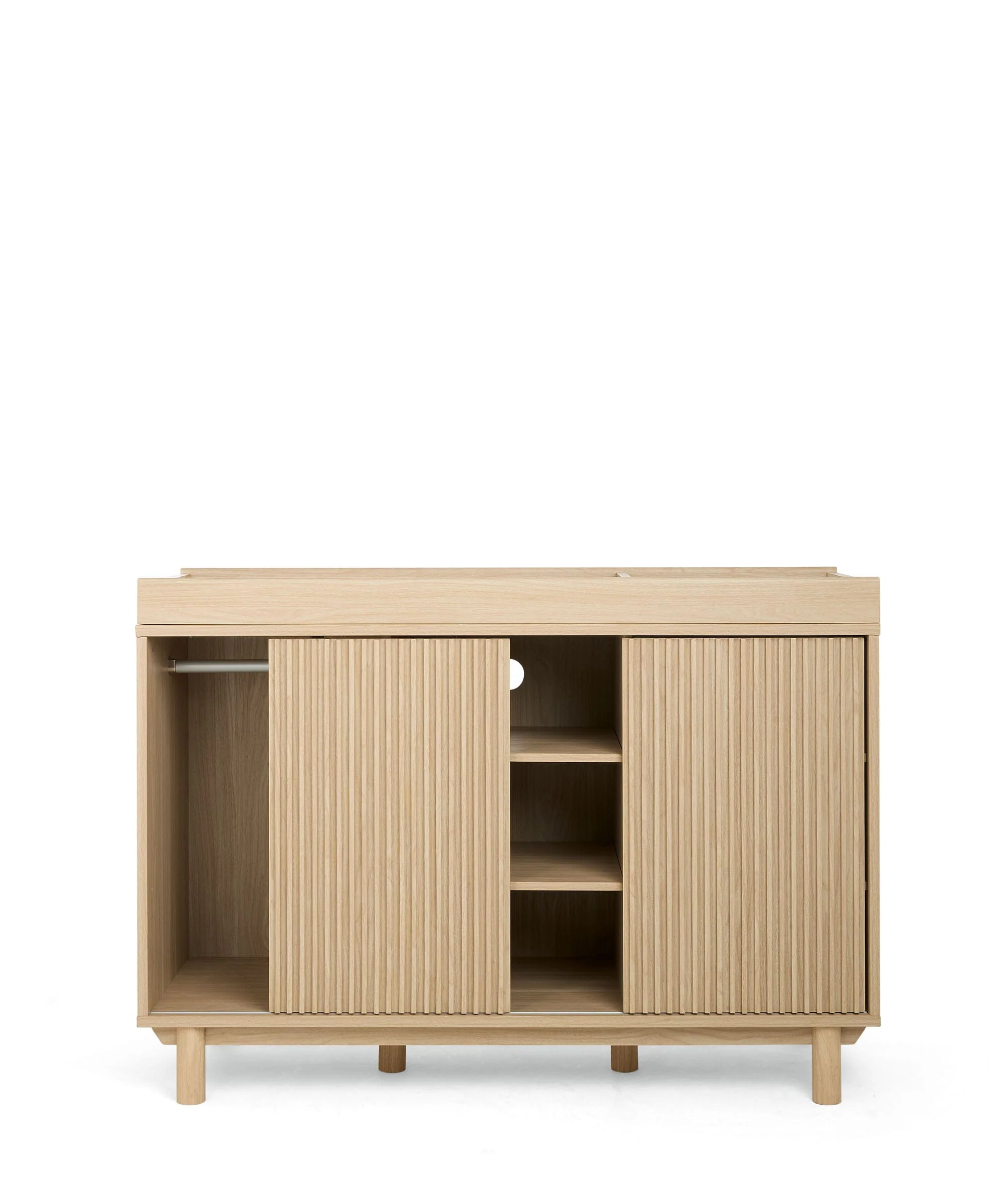 Oska 2 Piece Cotbed Set With Wide Dresser Changer - Oak - Image 10