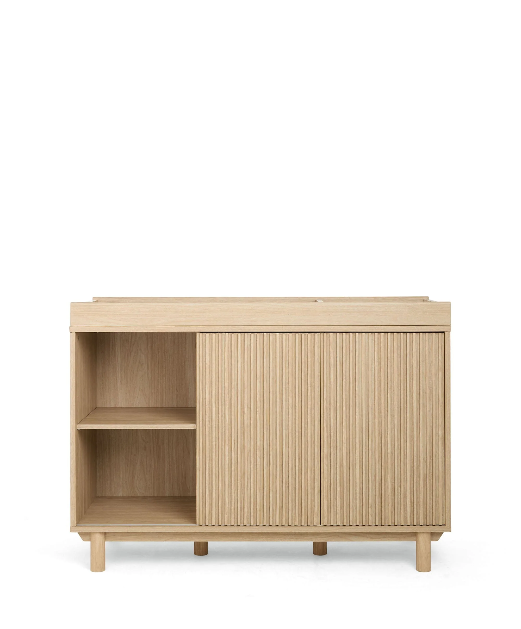 Oska 2 Piece Cotbed Set With Wide Dresser Changer - Oak - Image 8