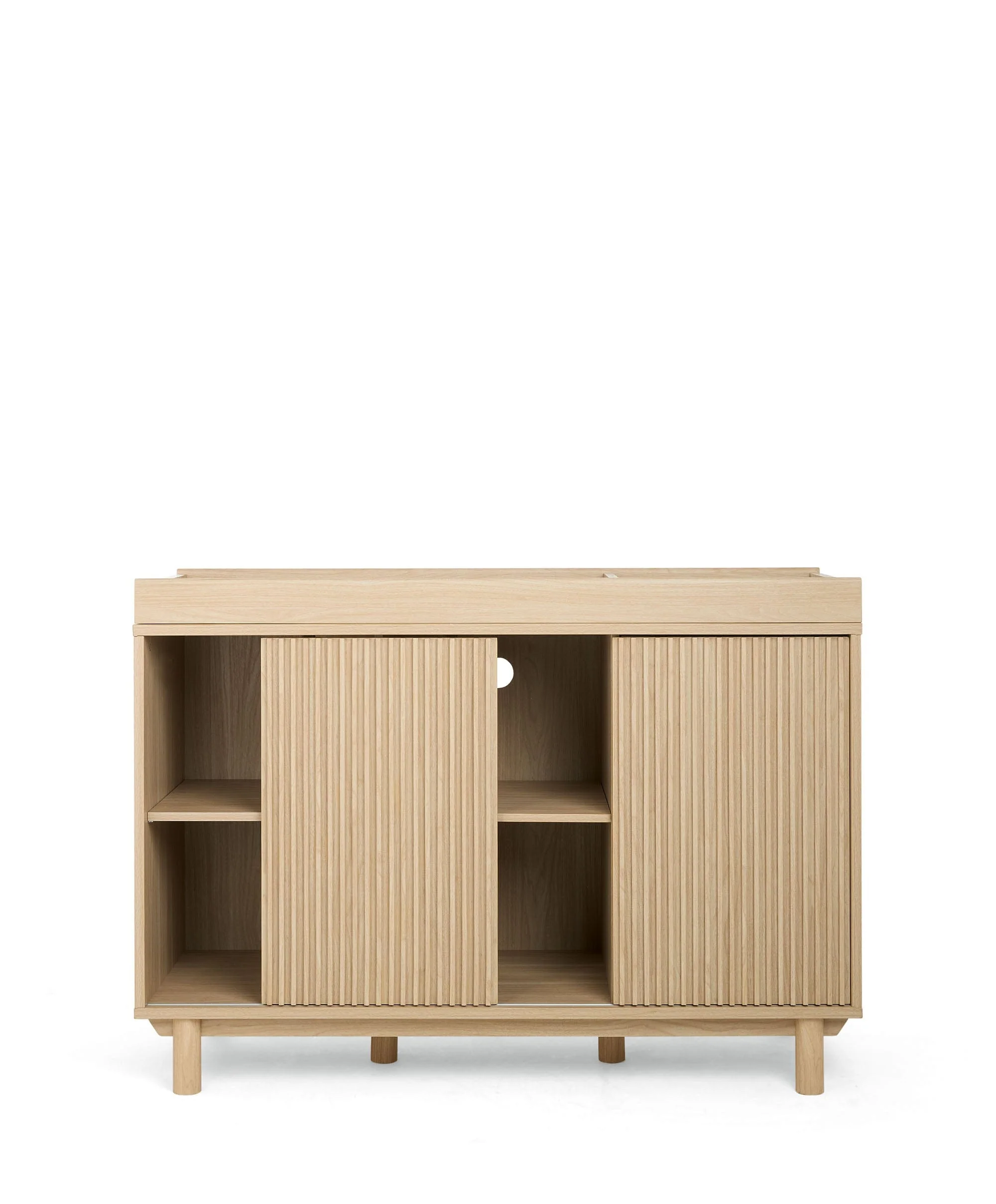 Oska 2 Piece Cotbed Set With Wide Dresser Changer - Oak - Image 9