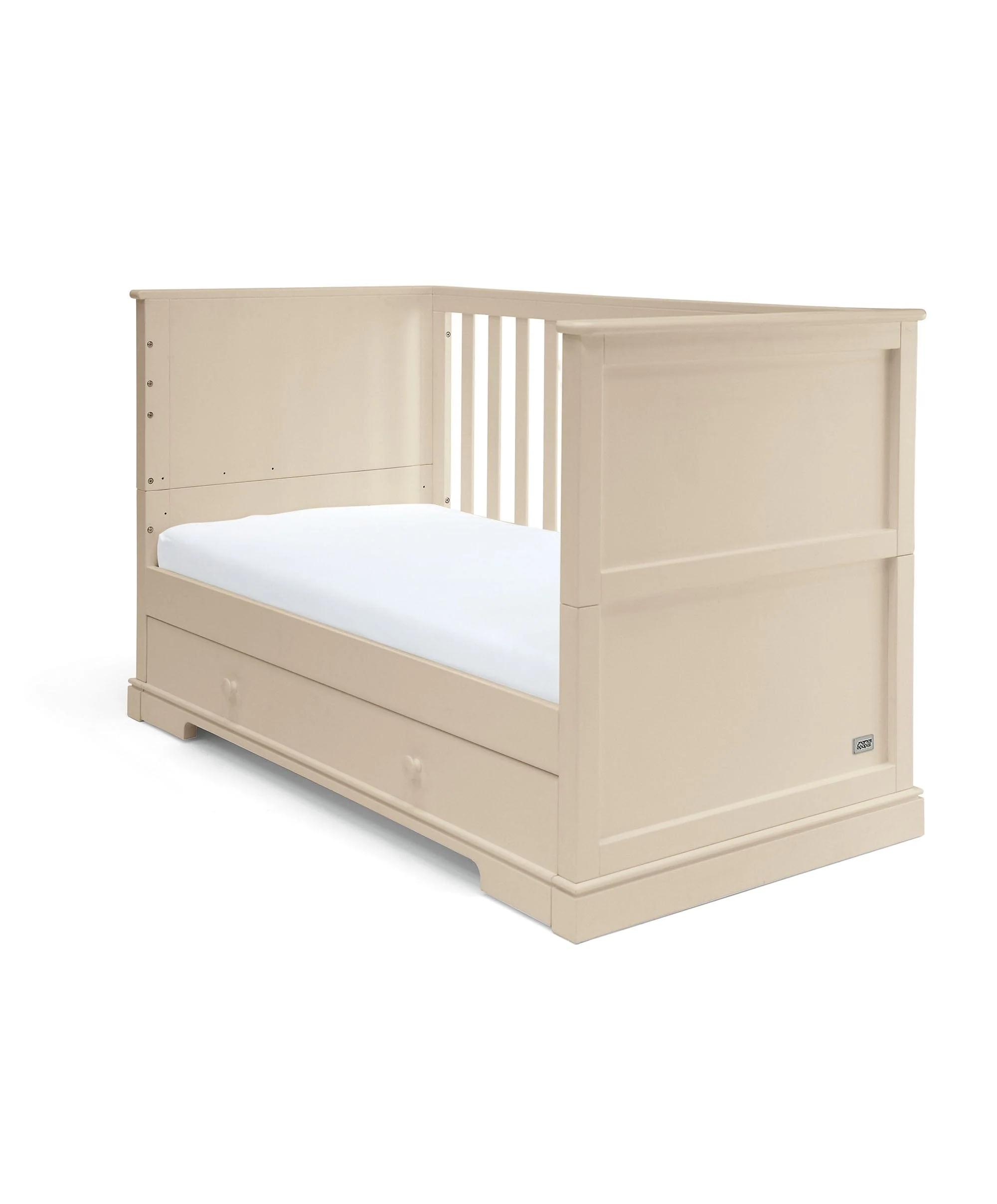 Oxford Cotbed & Premium Pocket Spring Cotbed Mattress - Cashmere - Image 5