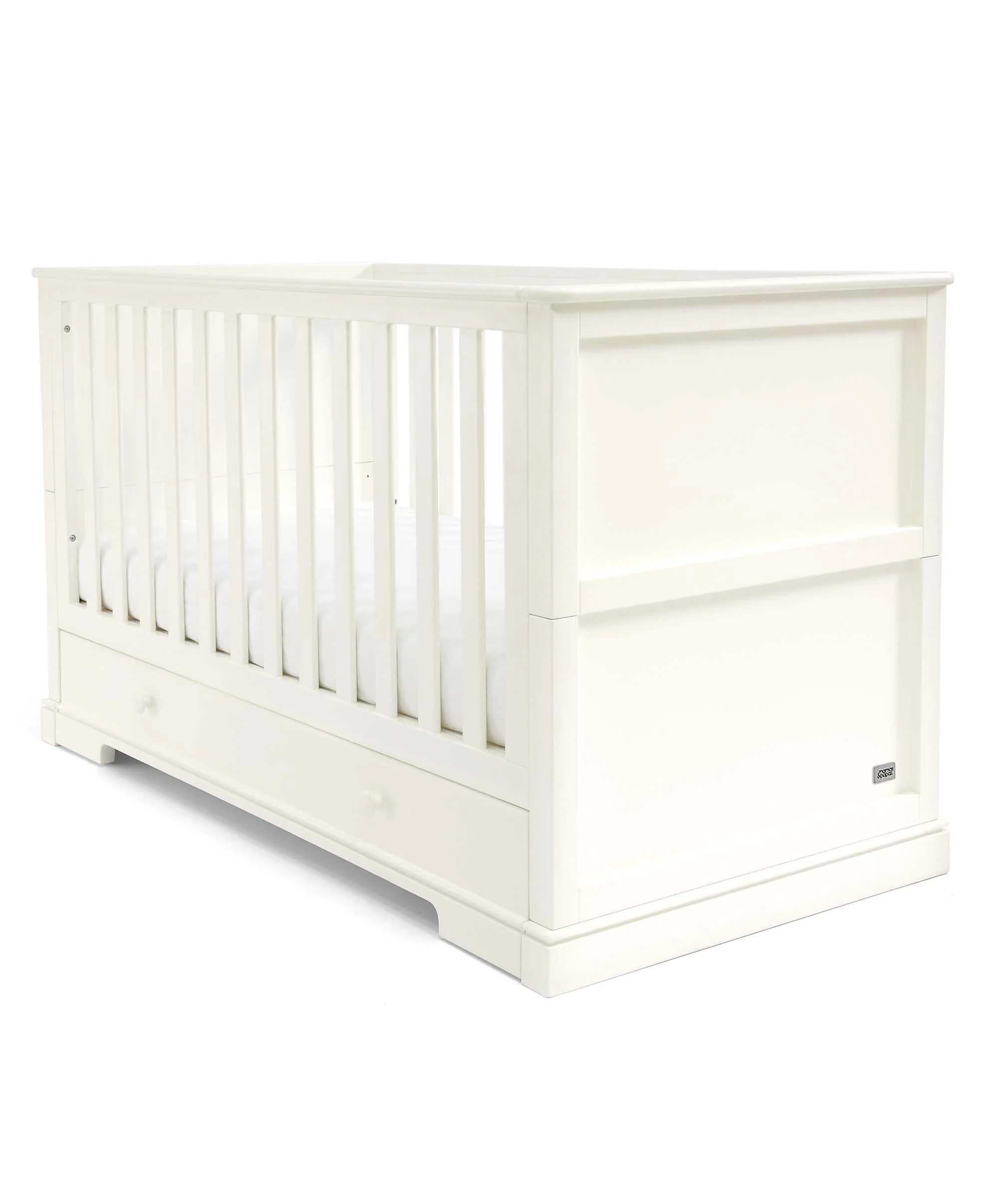 Oxford Nursery Bundle with Lua Bedside Crib (6 Piece) – White - Image 8