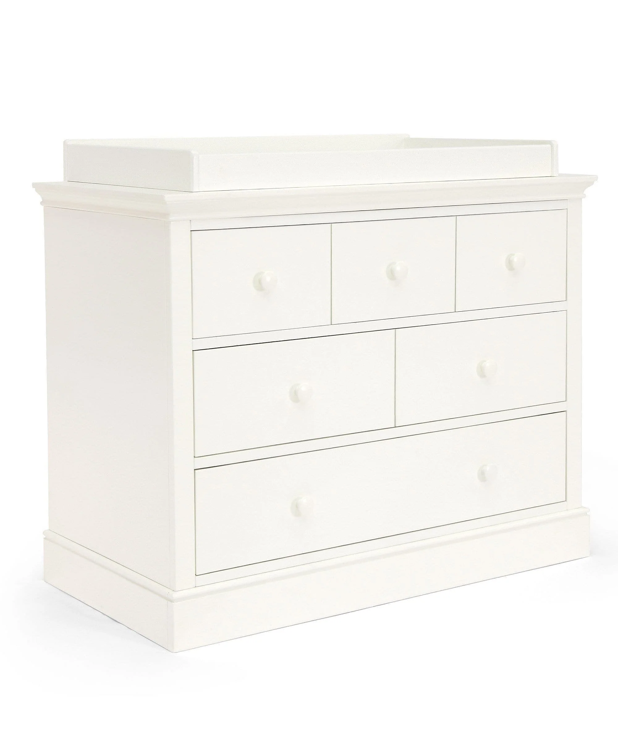 Oxford 2 Piece Cotbed Set with Dresser Changer - White - Image 11