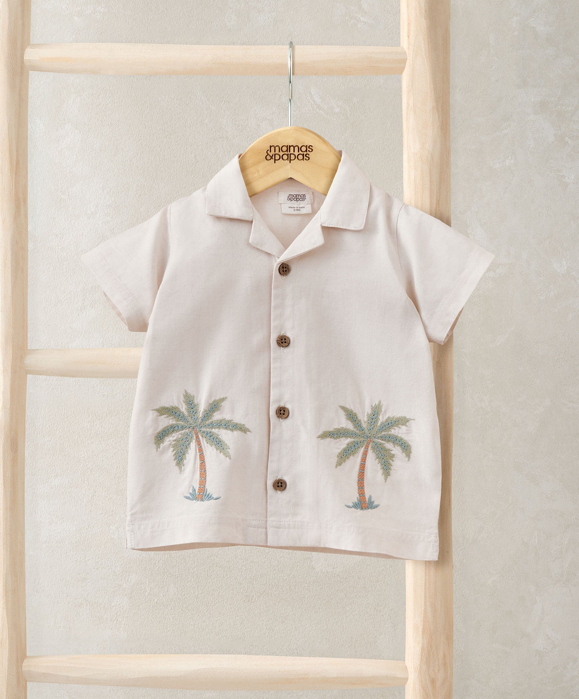 Palm Tree Linen Shirt