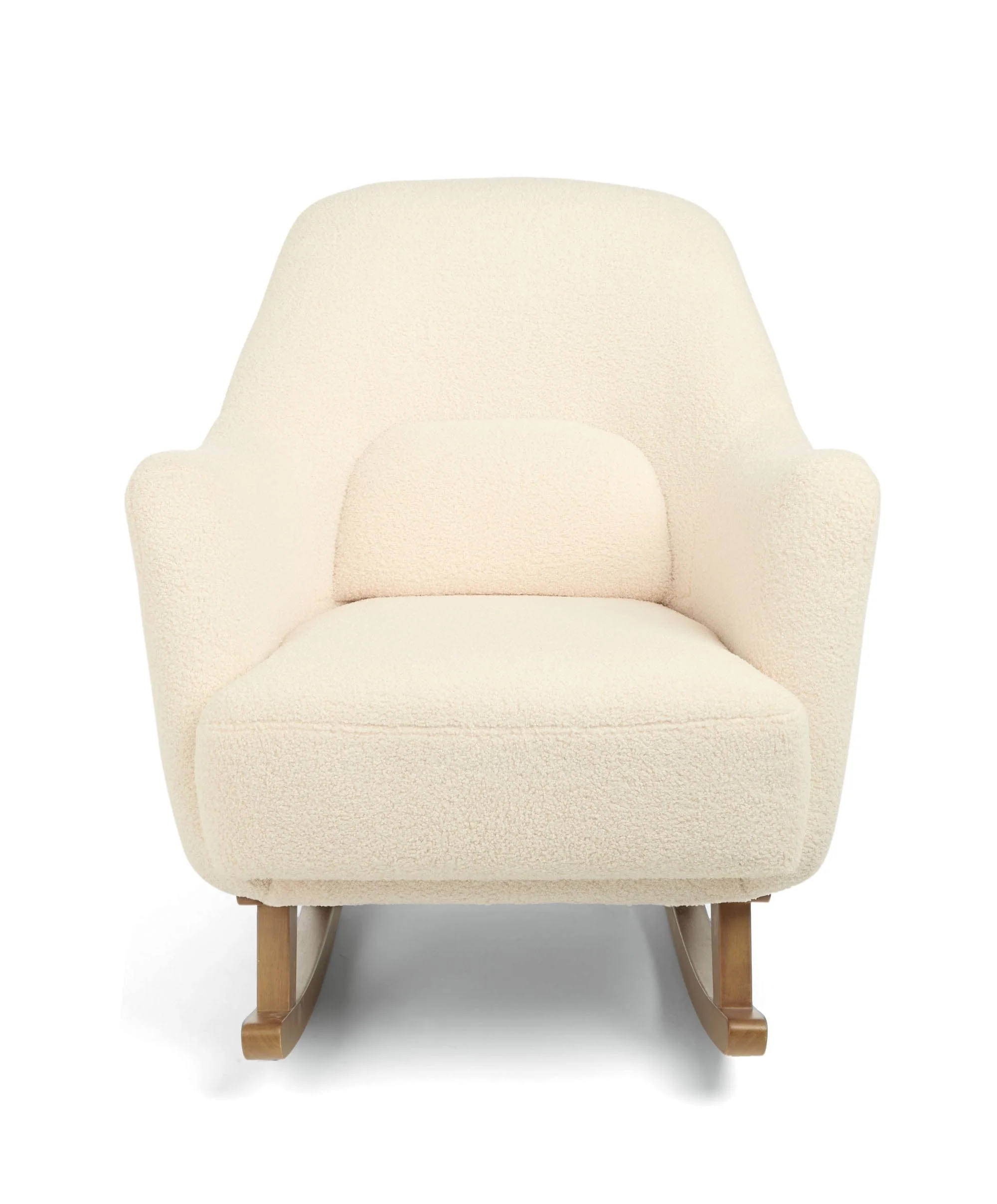 Penrose Nursing Chair & Stool - Off White Boucle - Image 5