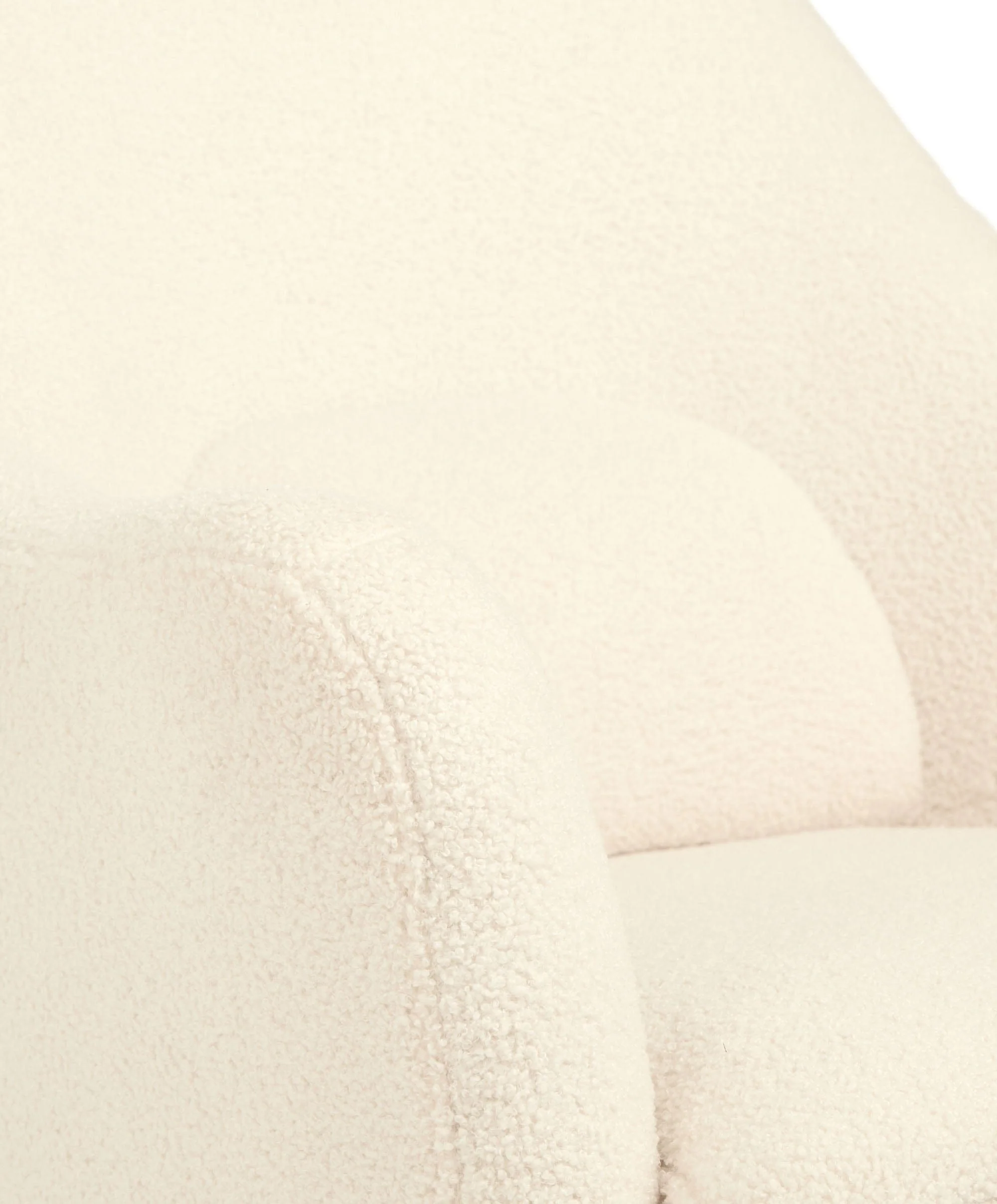 Penrose Nursing Chair & Stool - Off White Boucle - Image 7