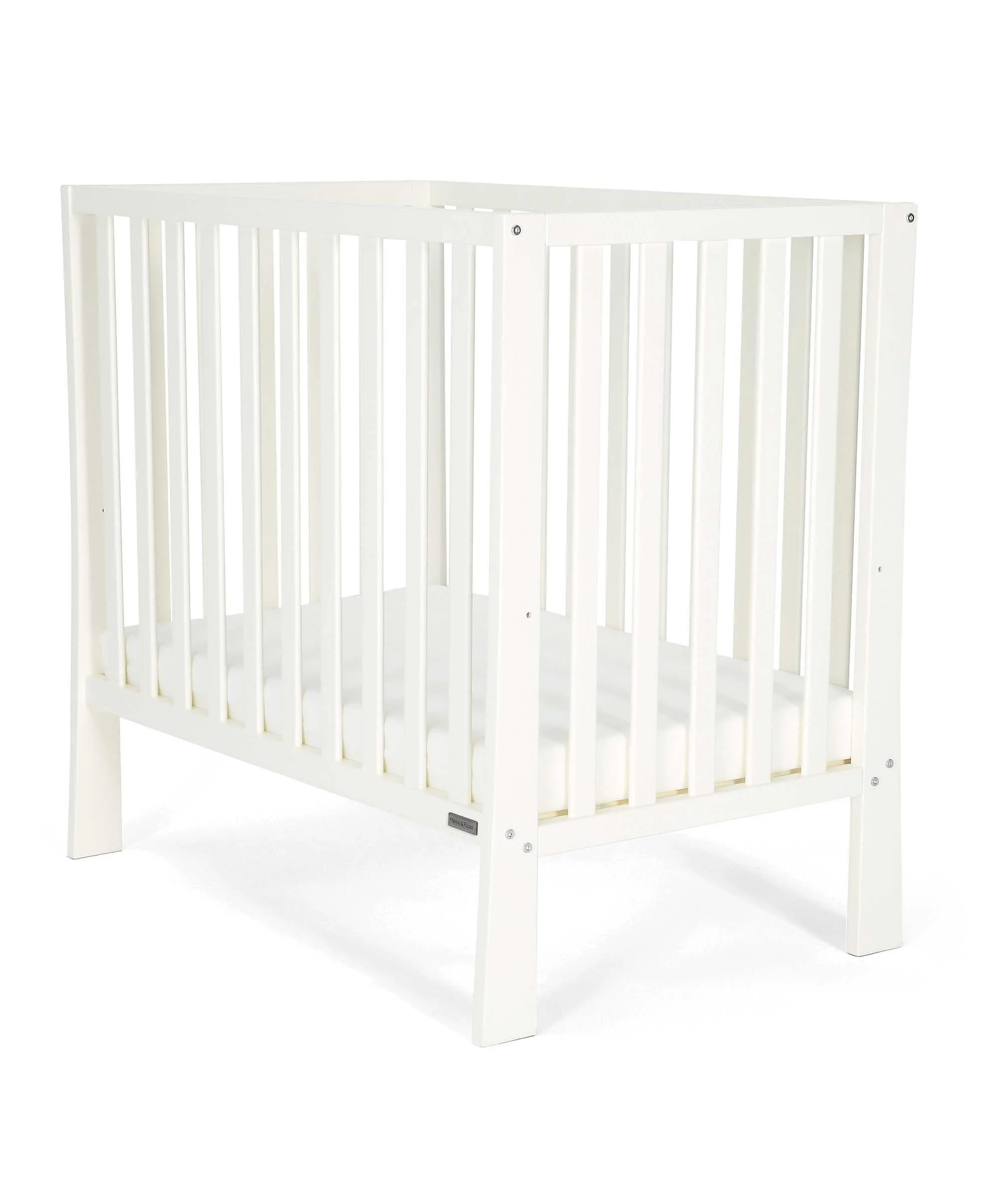 Petite Cot & Essential Fibre Cot Mattress Bundle – White - Image 4