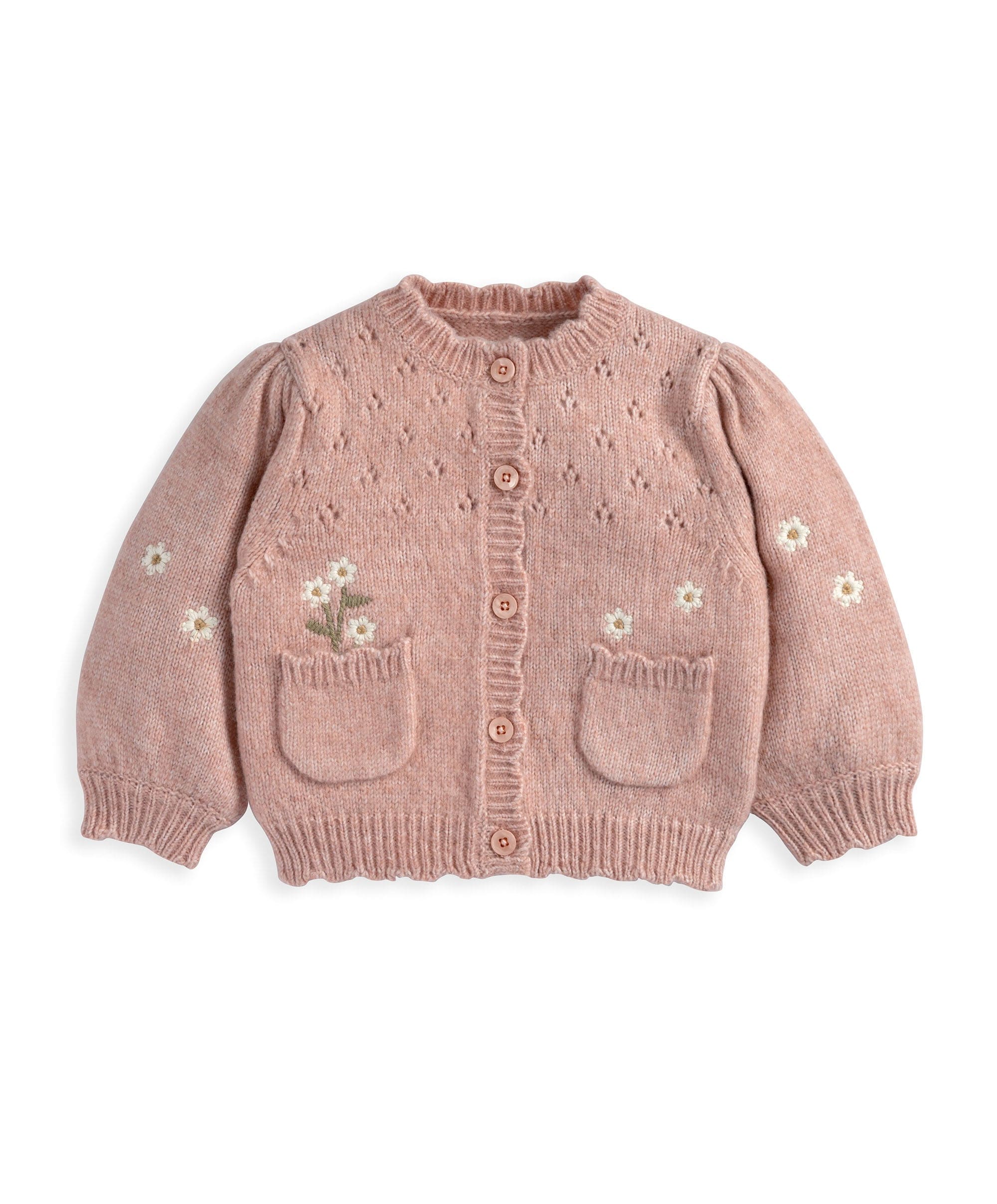 Pink Daisy Cardigan - Image 2