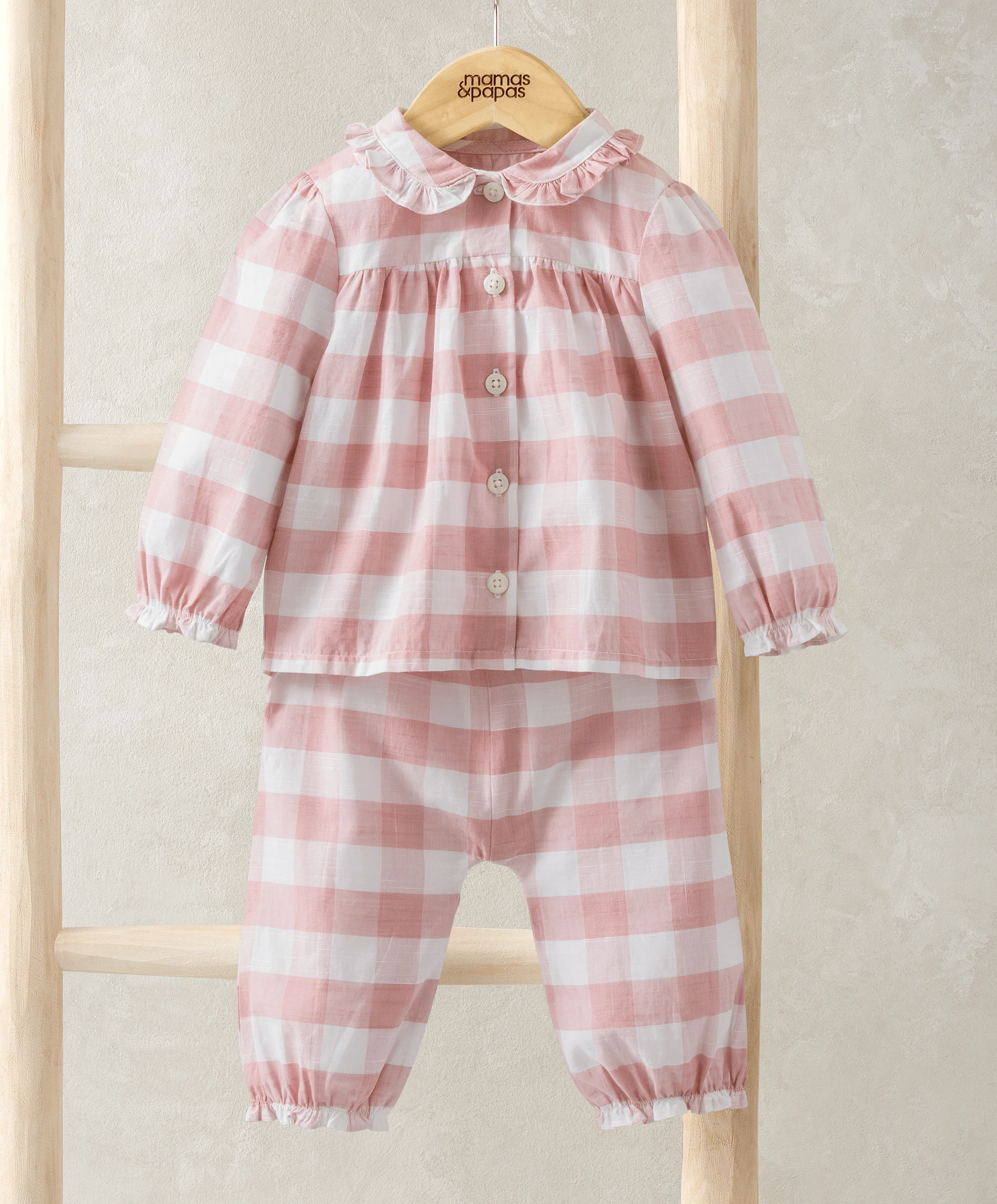 Gingham Pyjamas - Pink Checks