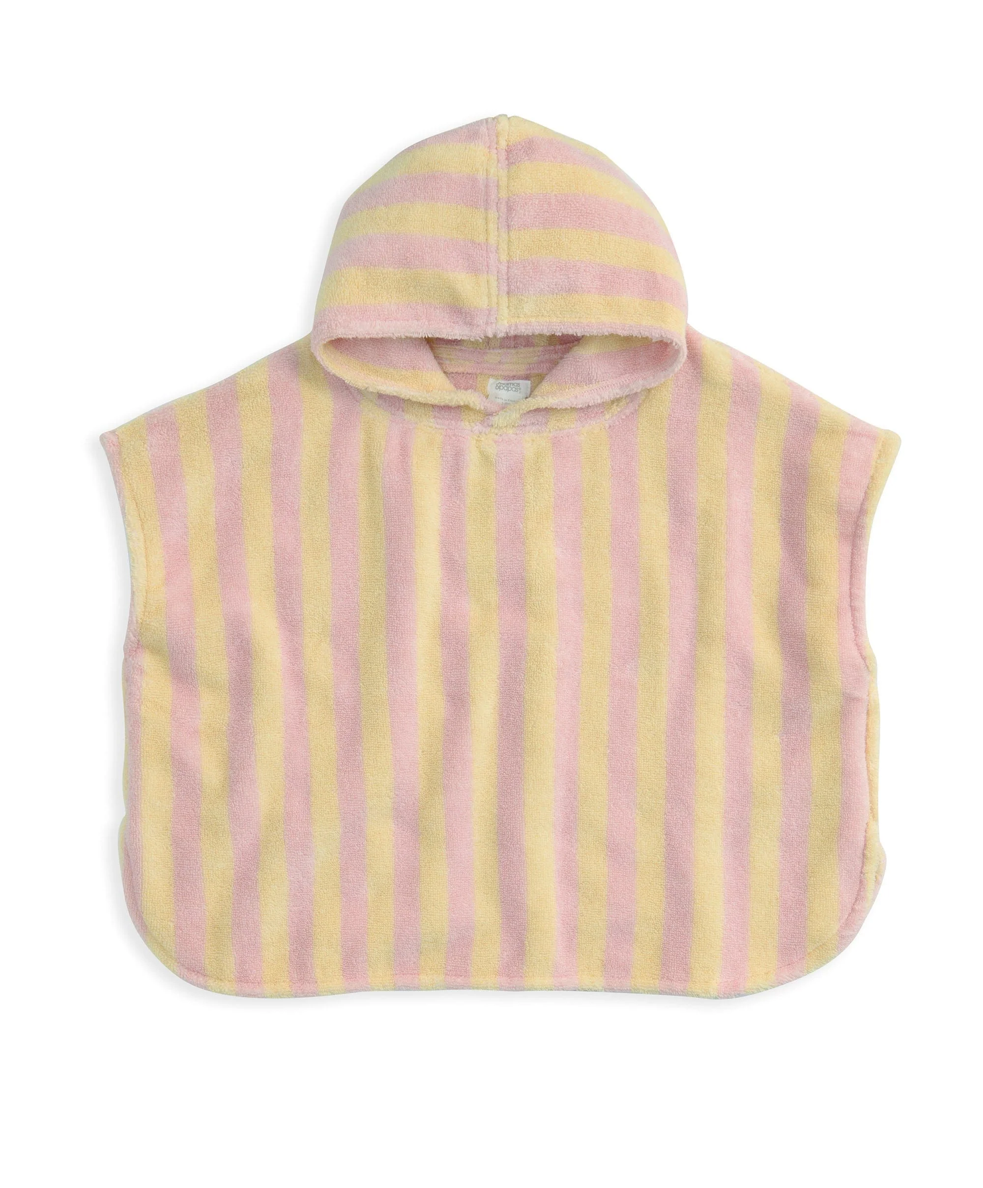Pink Stripped Poncho Towel - Image 2