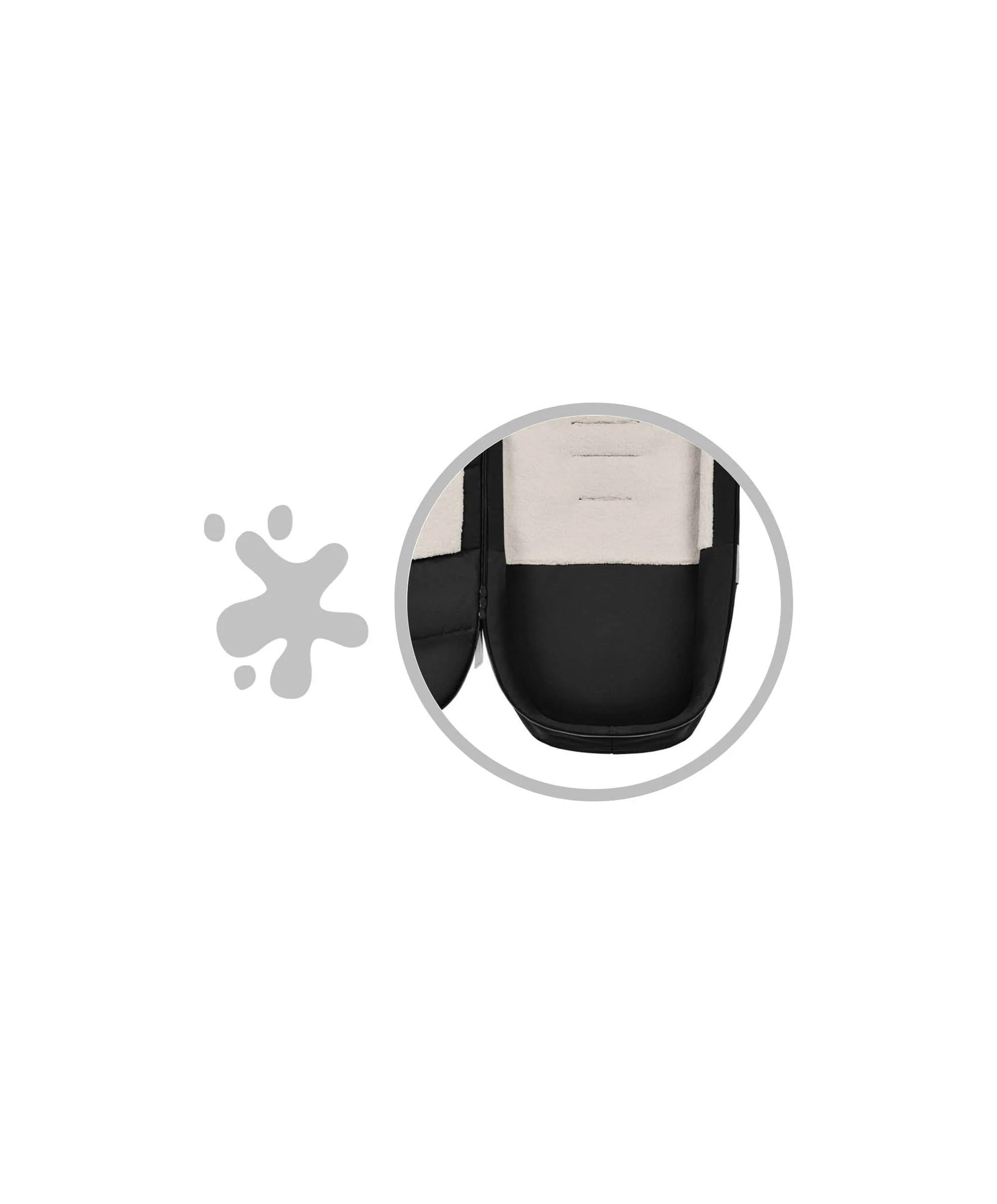 Cybex Platinum Footmuff - Sepia Black - Image 3