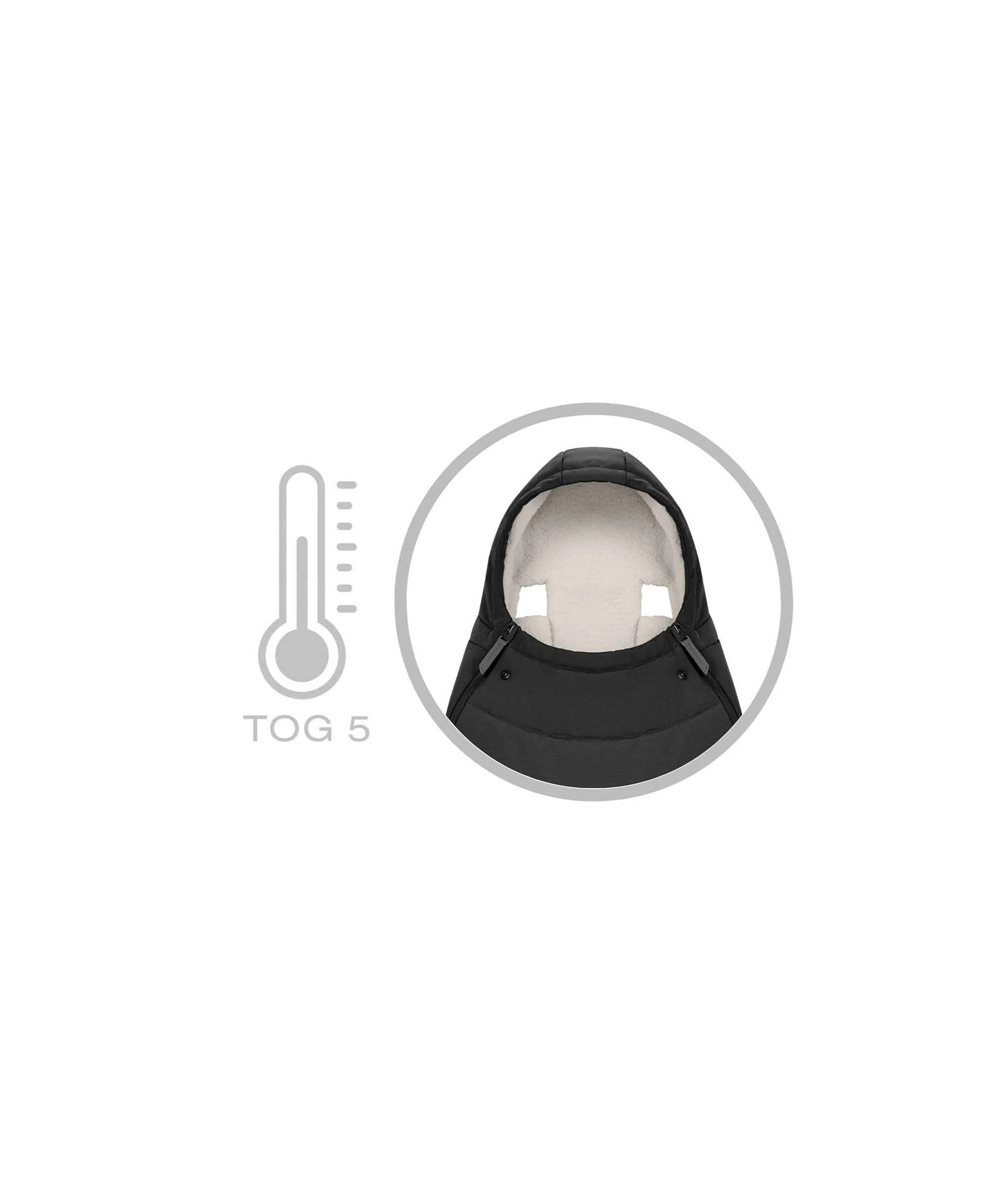 Cybex Platinum Footmuff - Sepia Black - Image 4
