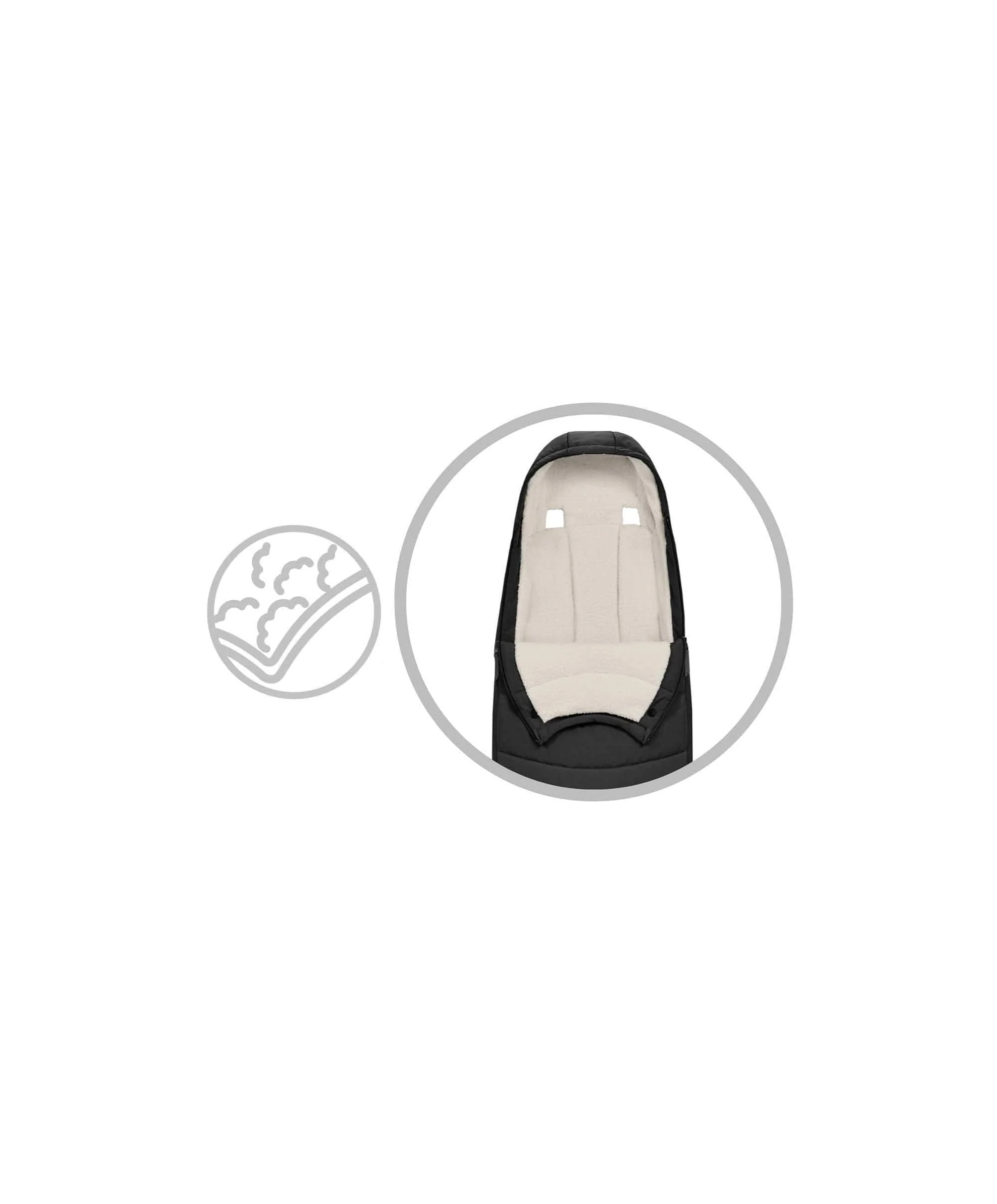 Cybex Platinum Footmuff - Sepia Black - Image 6