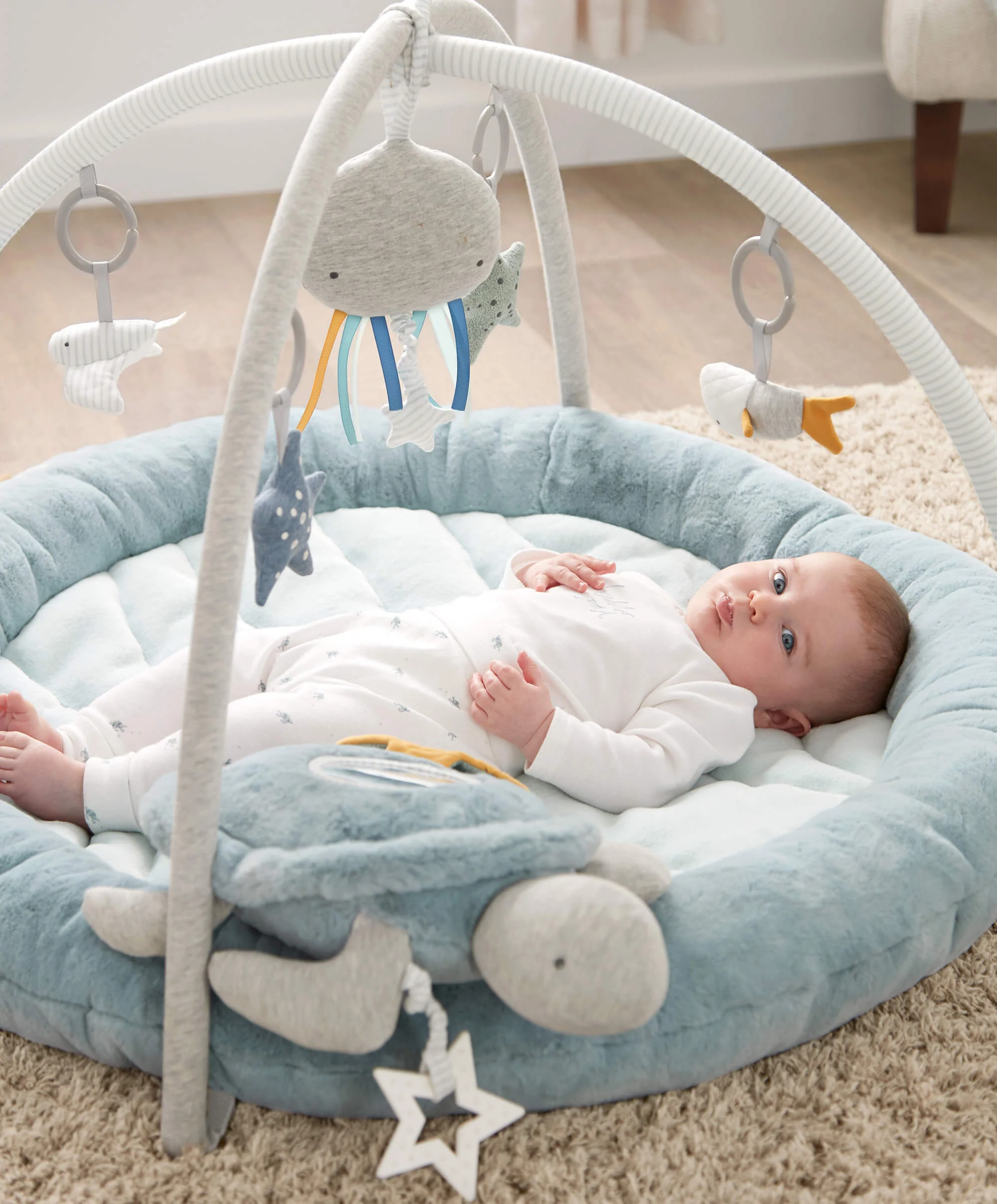 Welcome to the World 3 Piece Under the Sea Playmat Bundle - Blue - Image 2