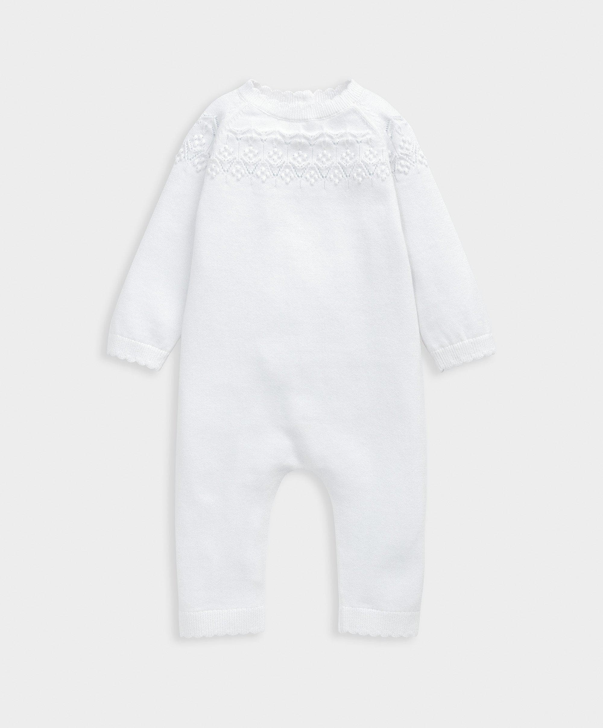 Pointelle Knitted Romper - Image 2