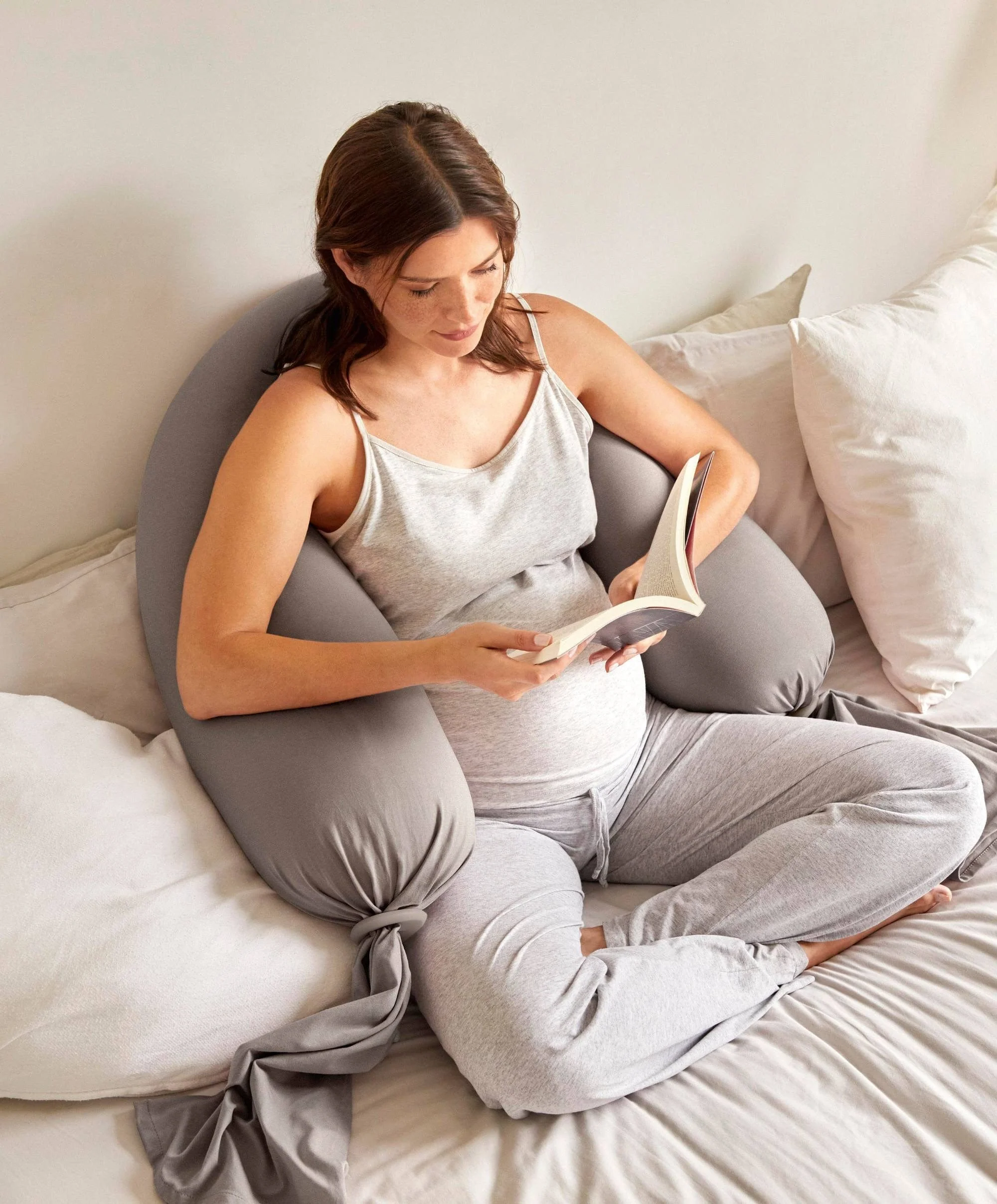 bbhugme Pregnancy Pillow Kit - Stone - Image 7