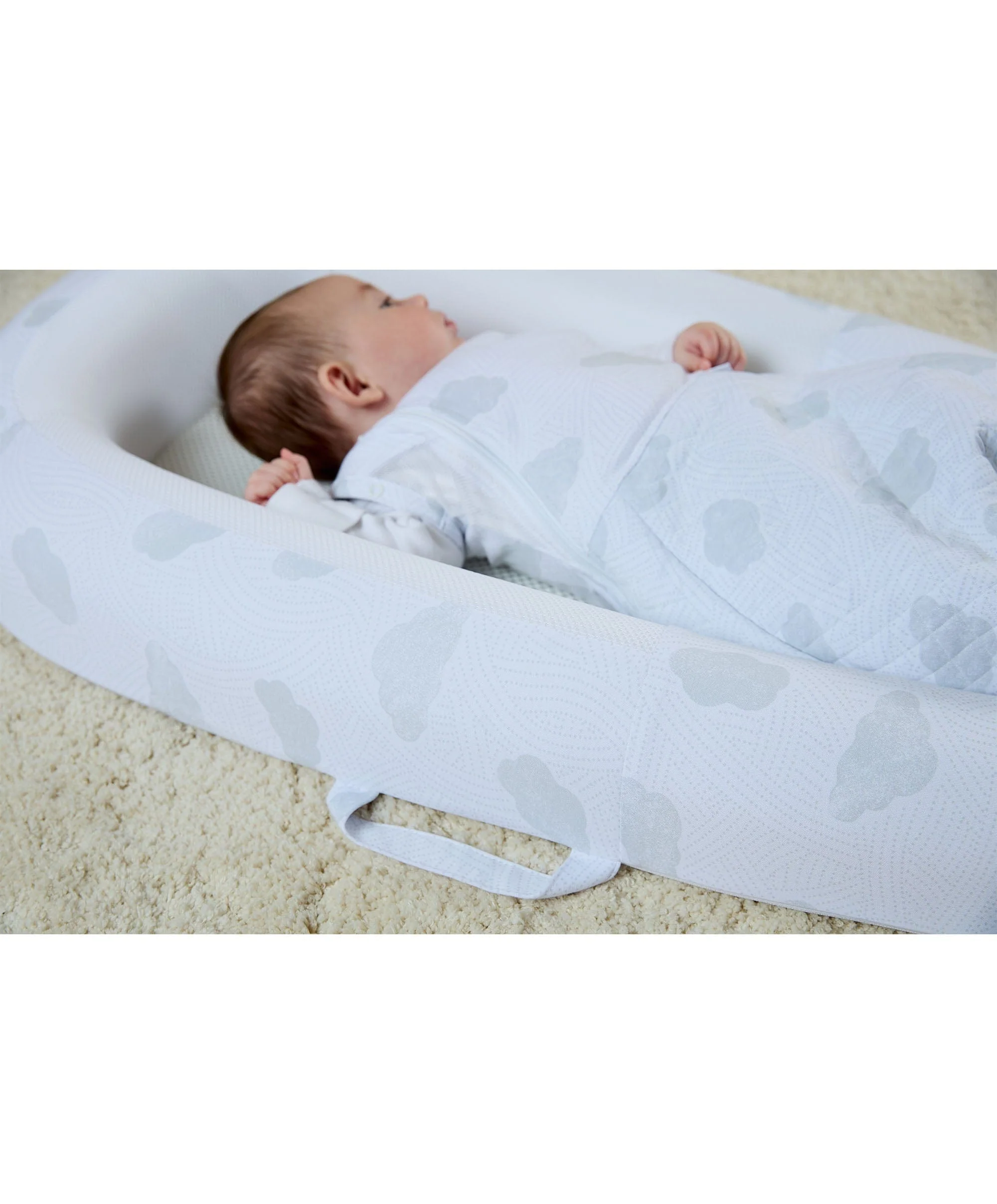 Purflo Sleep Tight Baby Bed - Cotton Clouds - Image 6