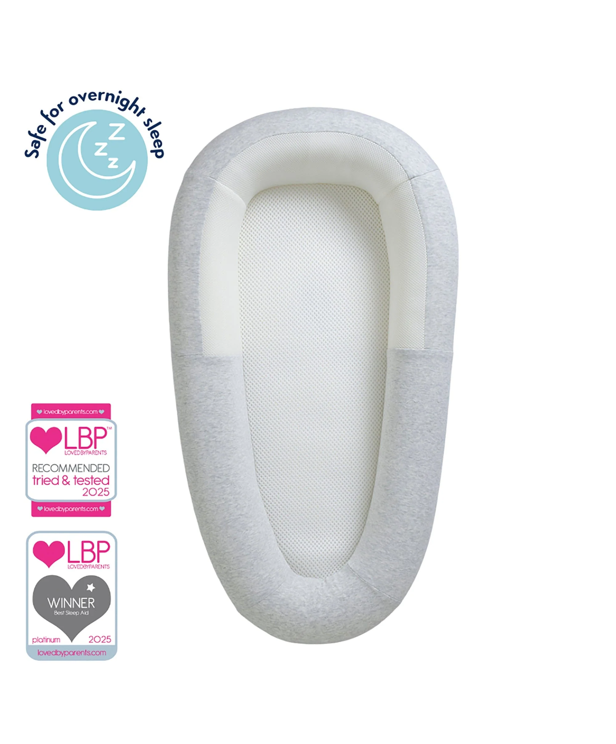 Purflo Sleep Tight Baby Bed - Grey - Image 2