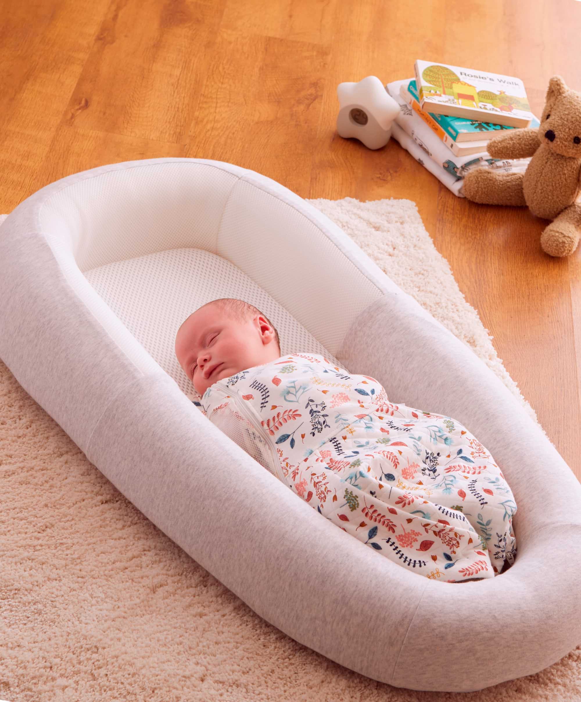 Purflo Sleep Tight Baby Bed - Grey - Image 7