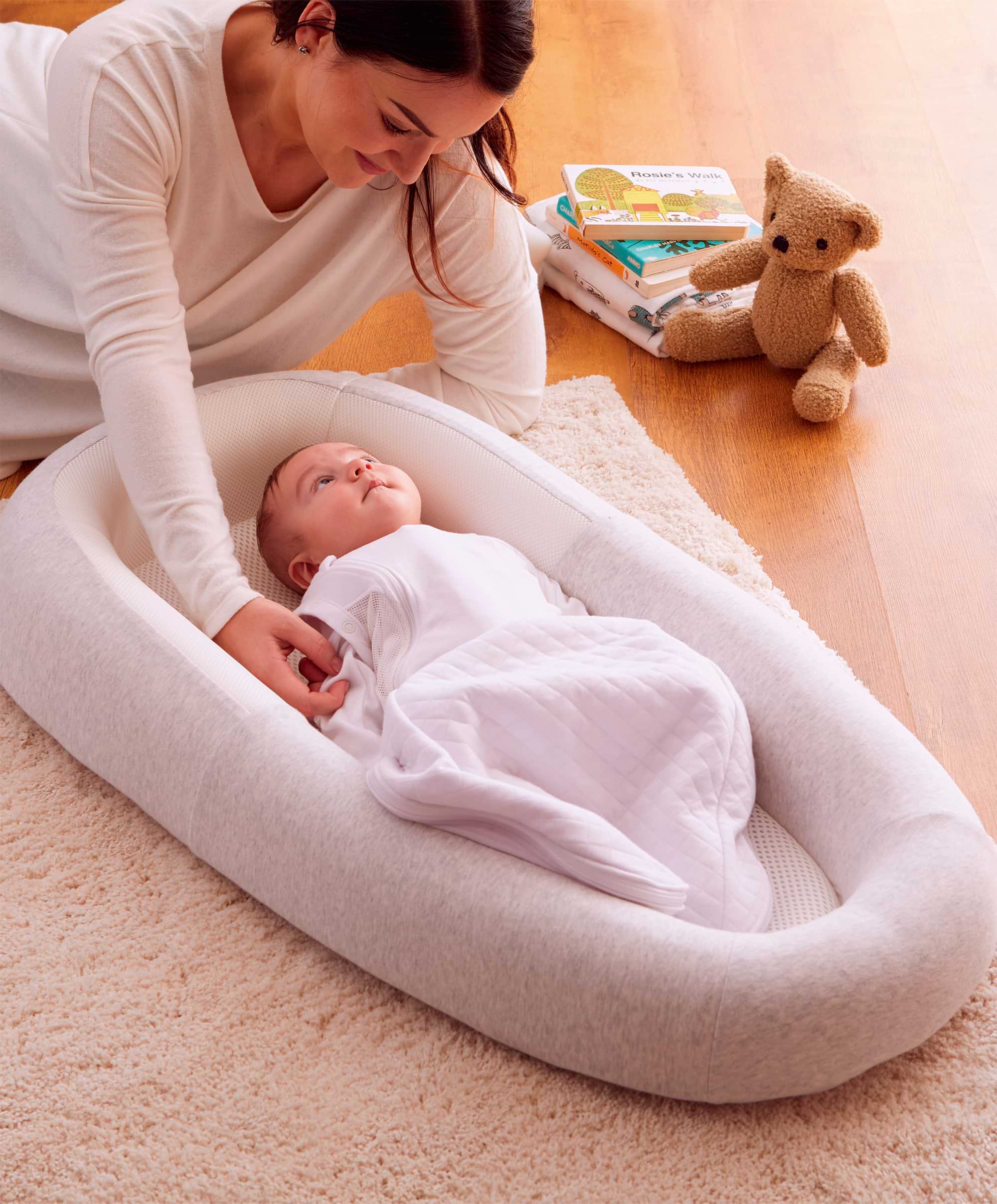 Purflo Sleep Tight Baby Bed - Grey - Image 8