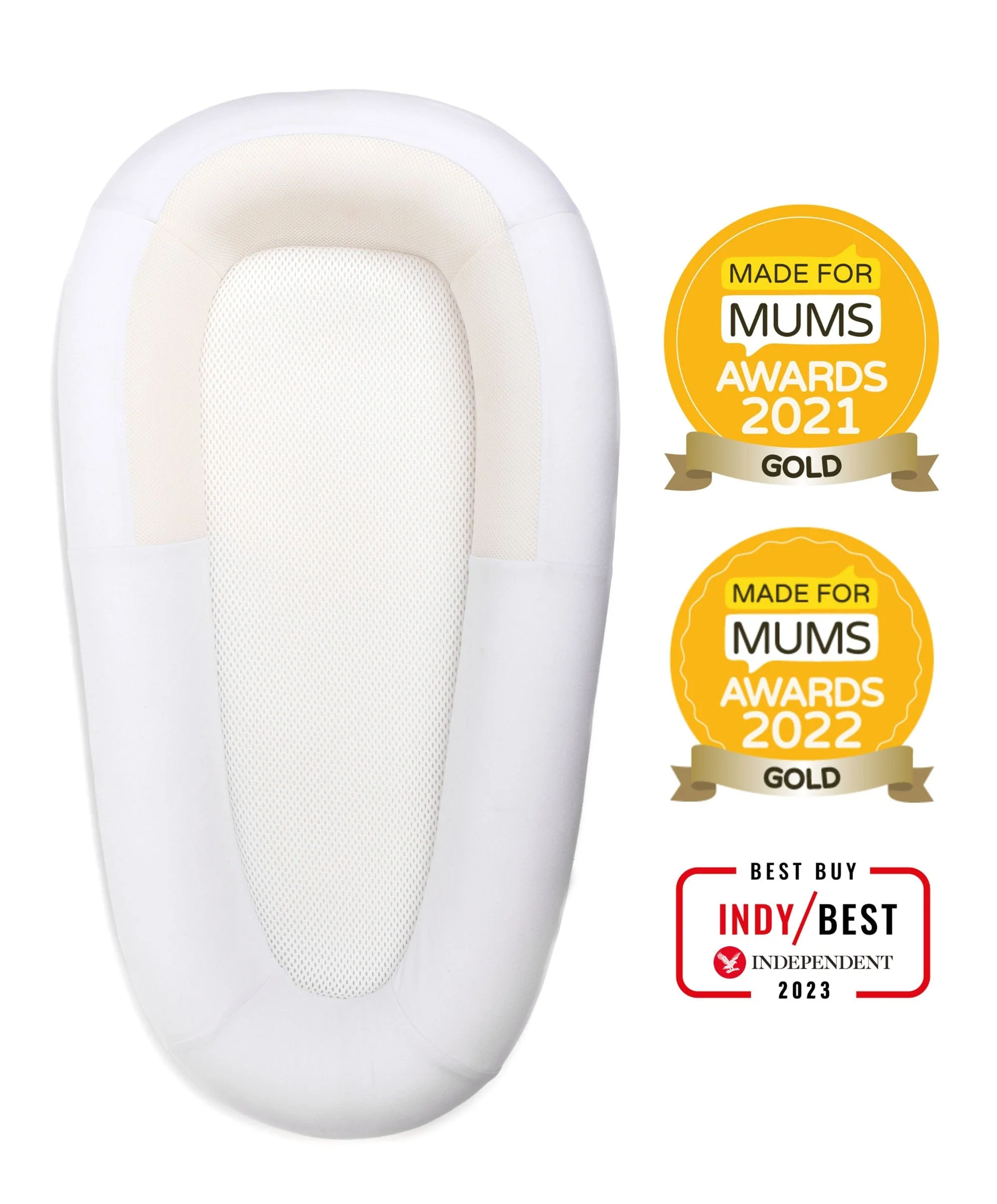 Purflo Sleep Tight Baby Bed - Soft White - Image 9