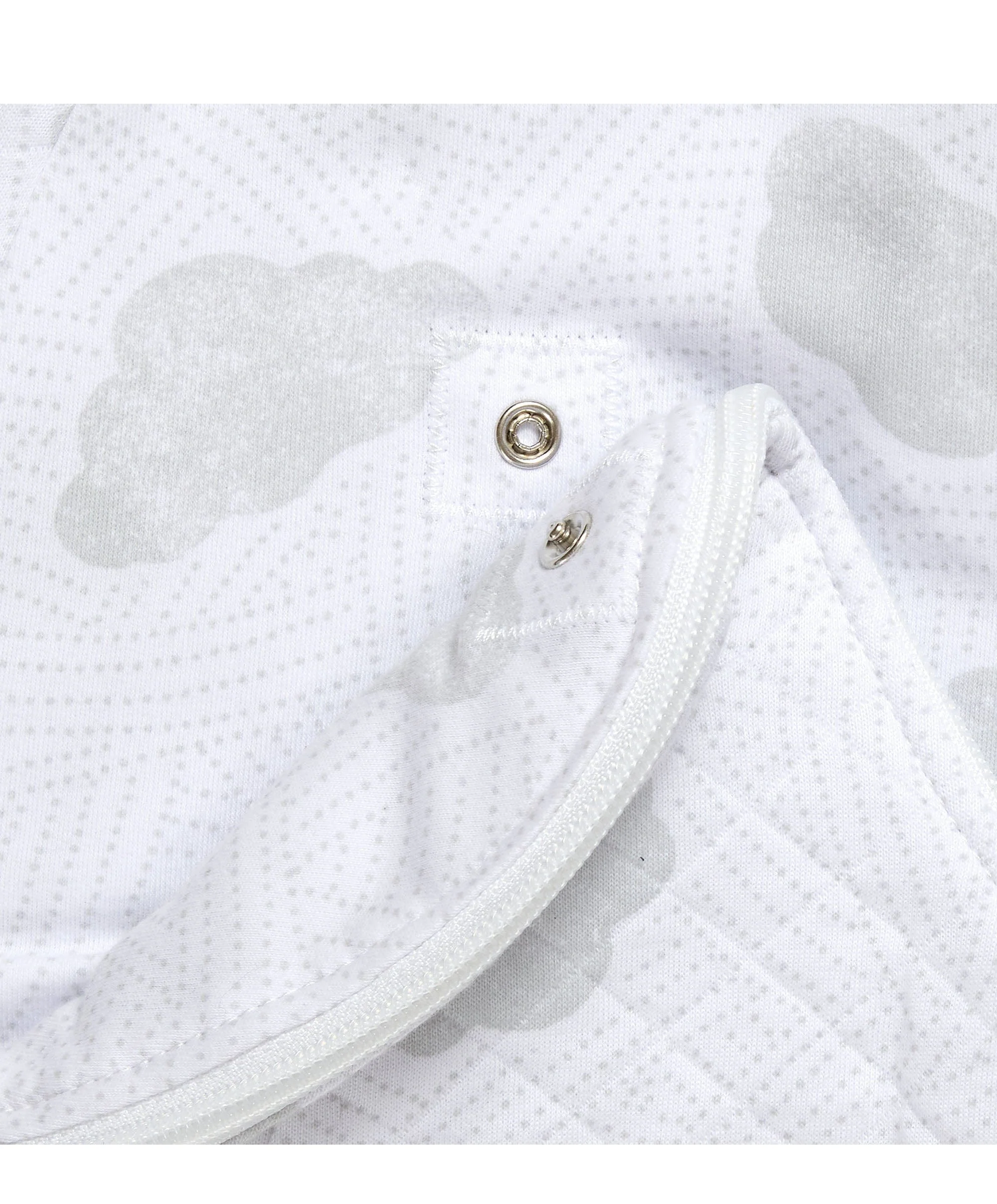 Purflo Swaddle to Sleep Bag 0-4 Months (2.5 Tog) - Cotton Clouds - Image 10