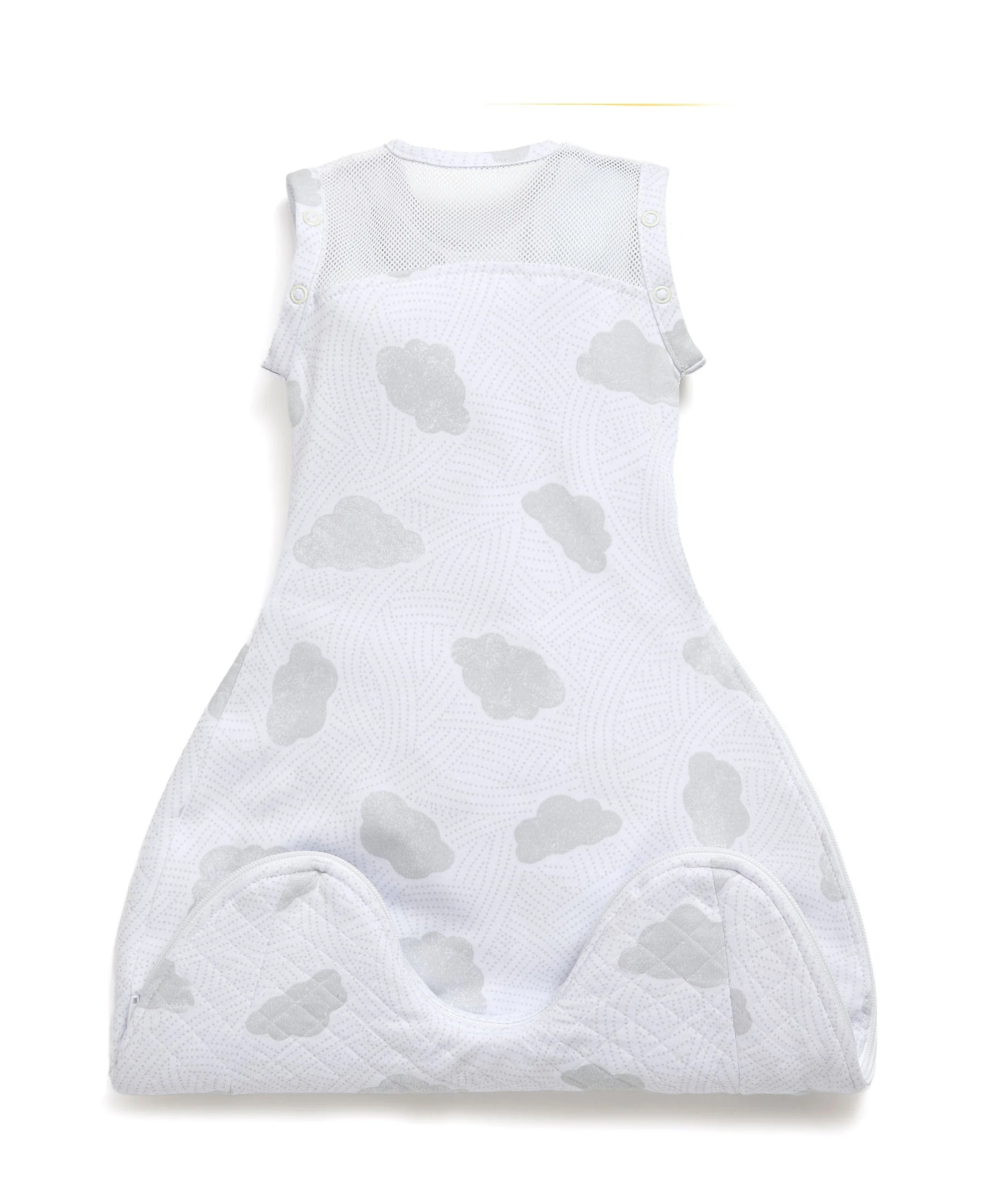 Purflo Swaddle to Sleep Bag 0-4 Months (2.5 Tog) - Cotton Clouds - Image 6