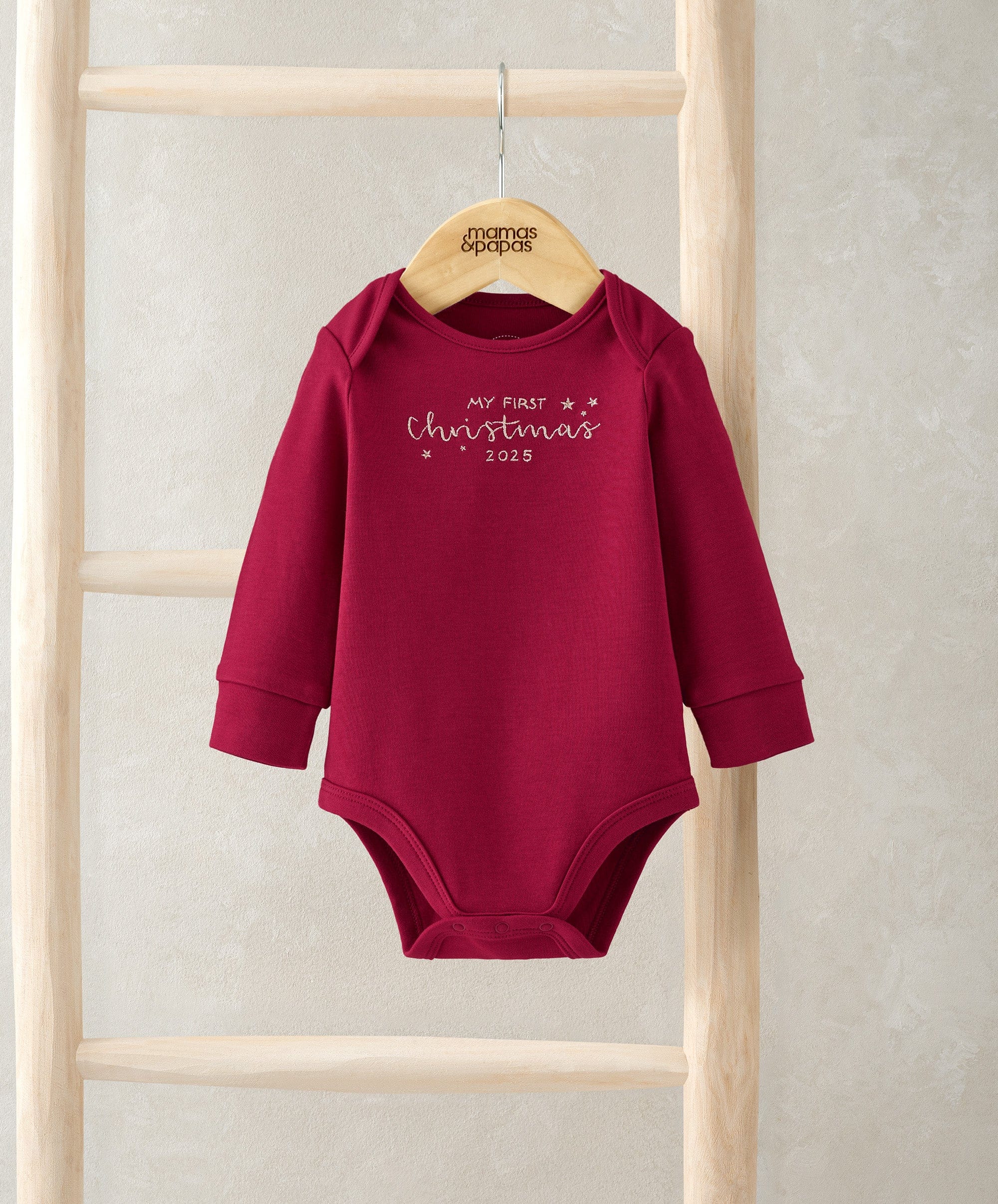 My First Christmas Red Bodysuit