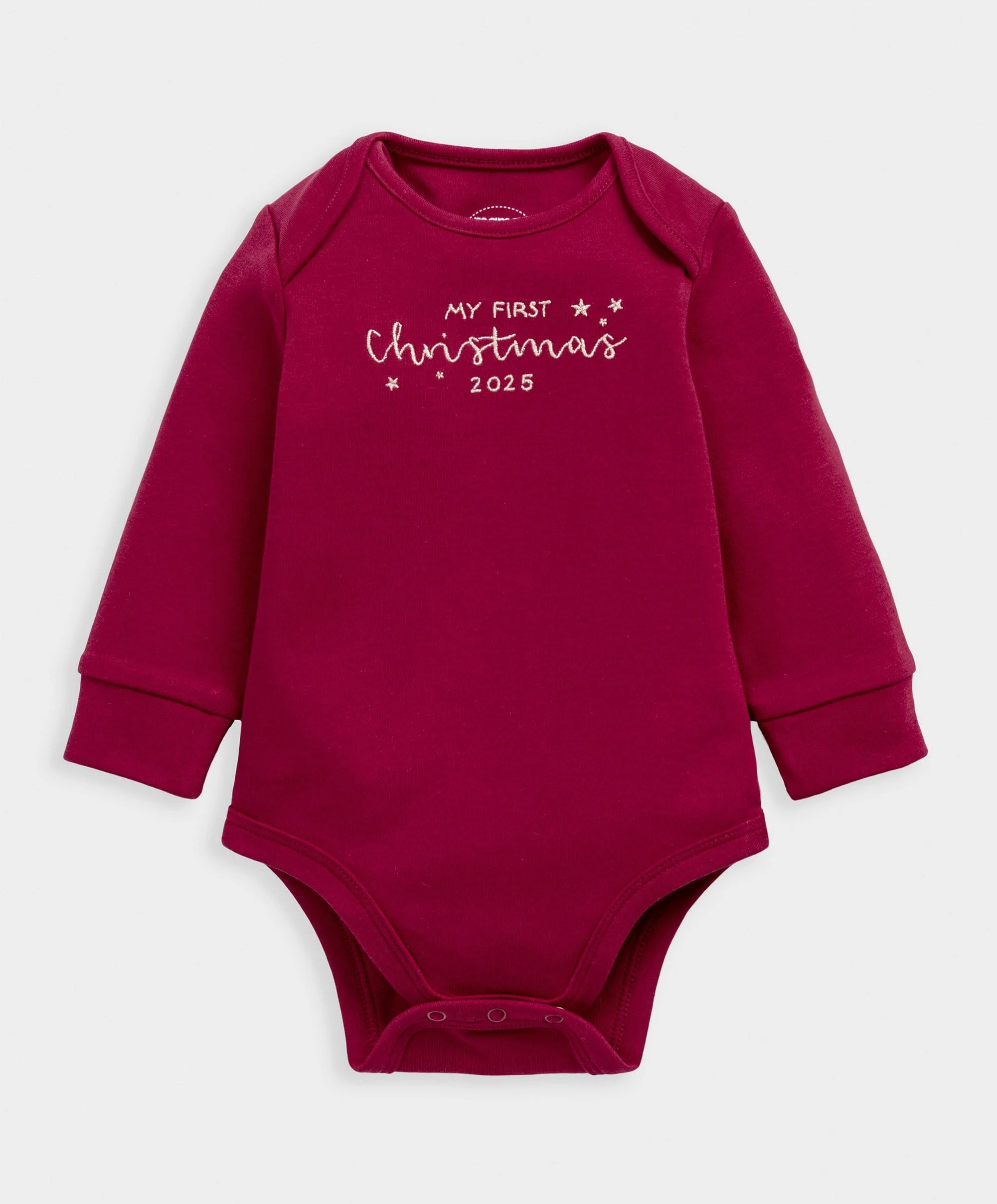 My First Christmas Red Bodysuit - Image 2
