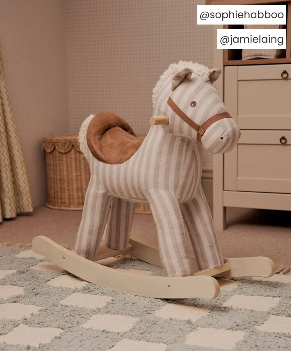 Rocking Horse - Sage Green Stripe - Image 2