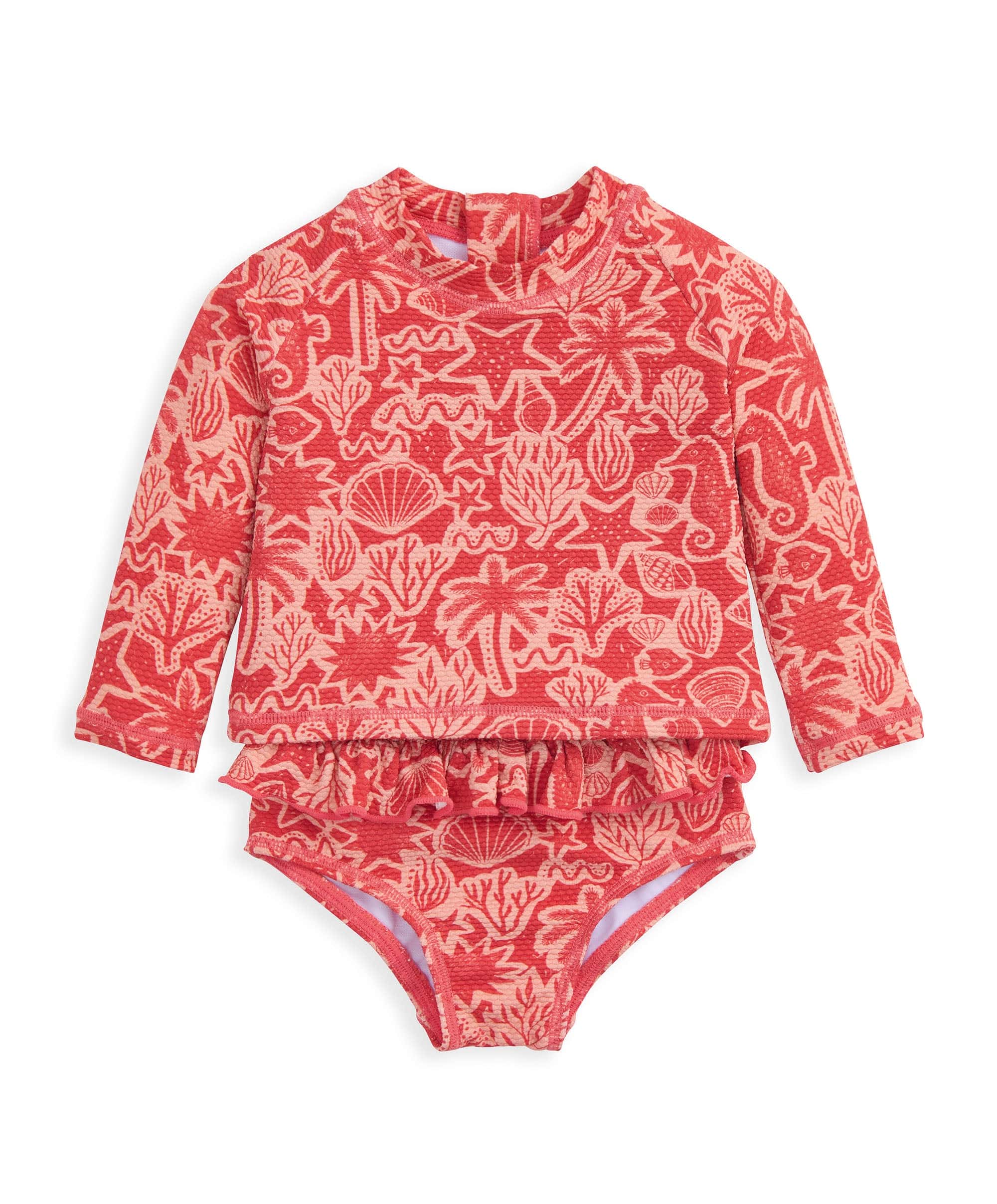 Seahorse Long Sleeve Swim Top and Bottoms - Image 4