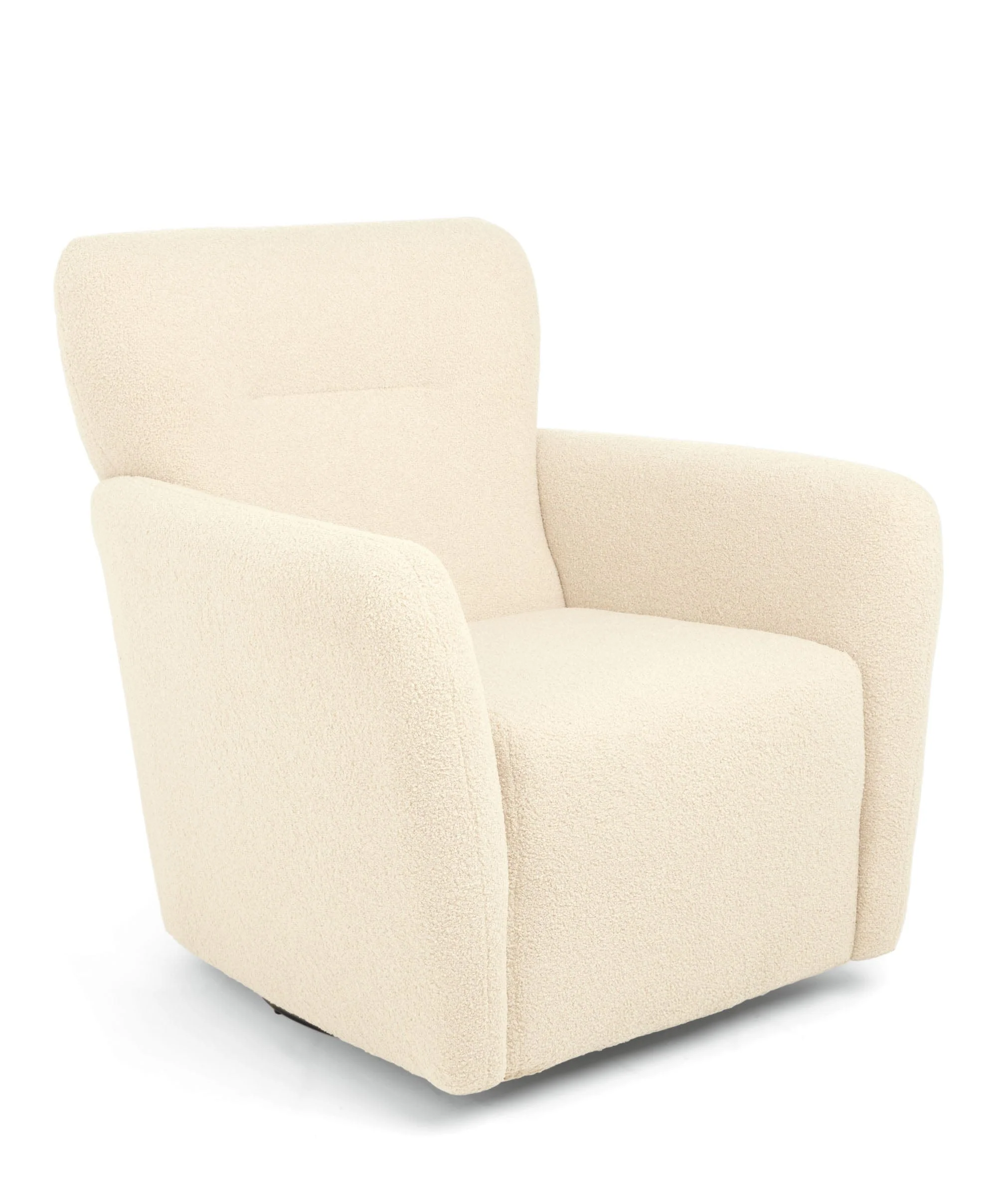 Settle Swivel Nursing Chair - Off White Boucle - Image 2