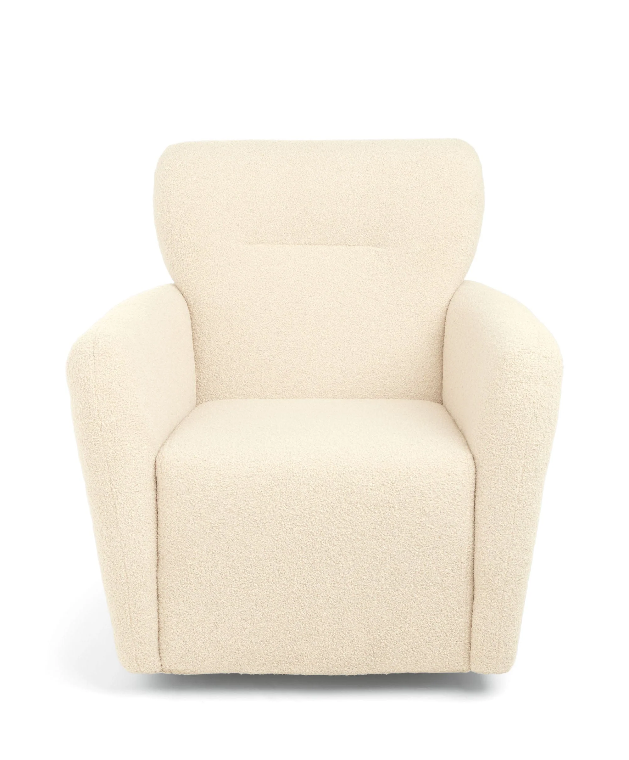 Settle Swivel Nursing Chair - Off White Boucle - Image 3