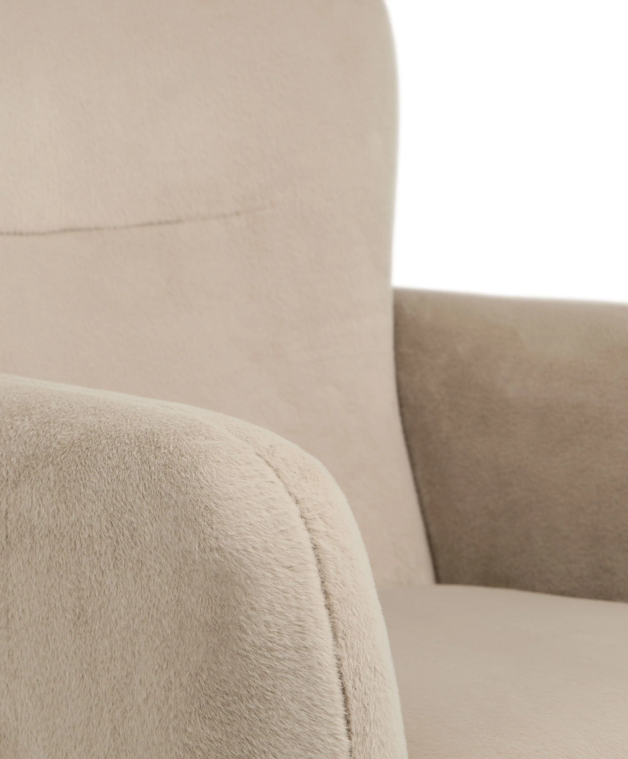 Settle Nursing Chair - Almond Sherpa - Image 2