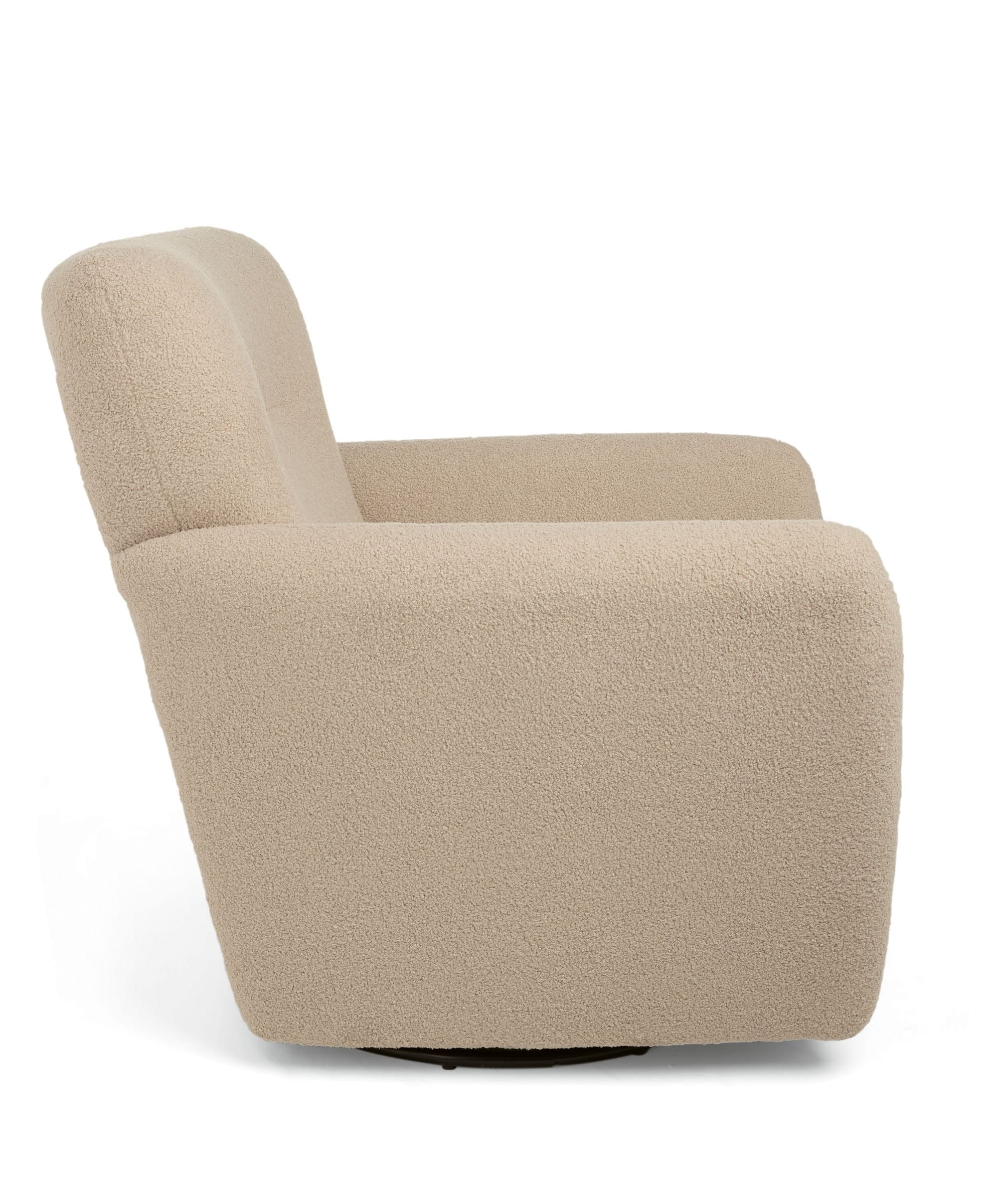Settle Swivel Nursing Chair - Oatmeal Boucle - Image 4